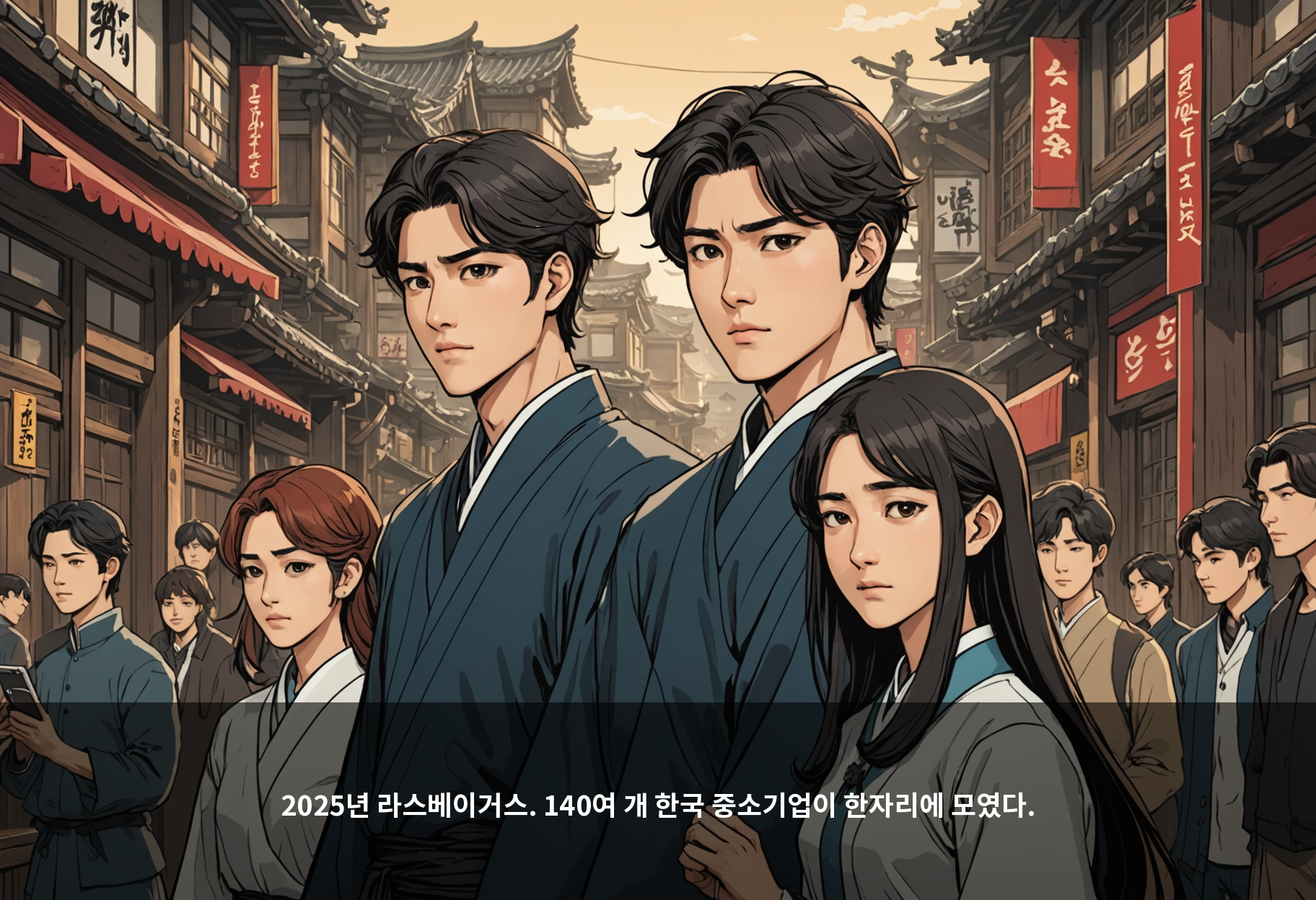 2025년 라스베이거스. 140여 개 한국 중소기업이 한자리에 모였다.