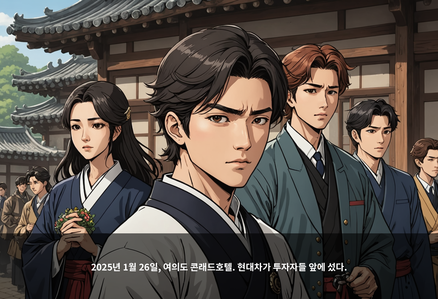 2025년 1월 26일, 여의도 콘래드호텔. 현대차가 투자자들 앞에 섰다.