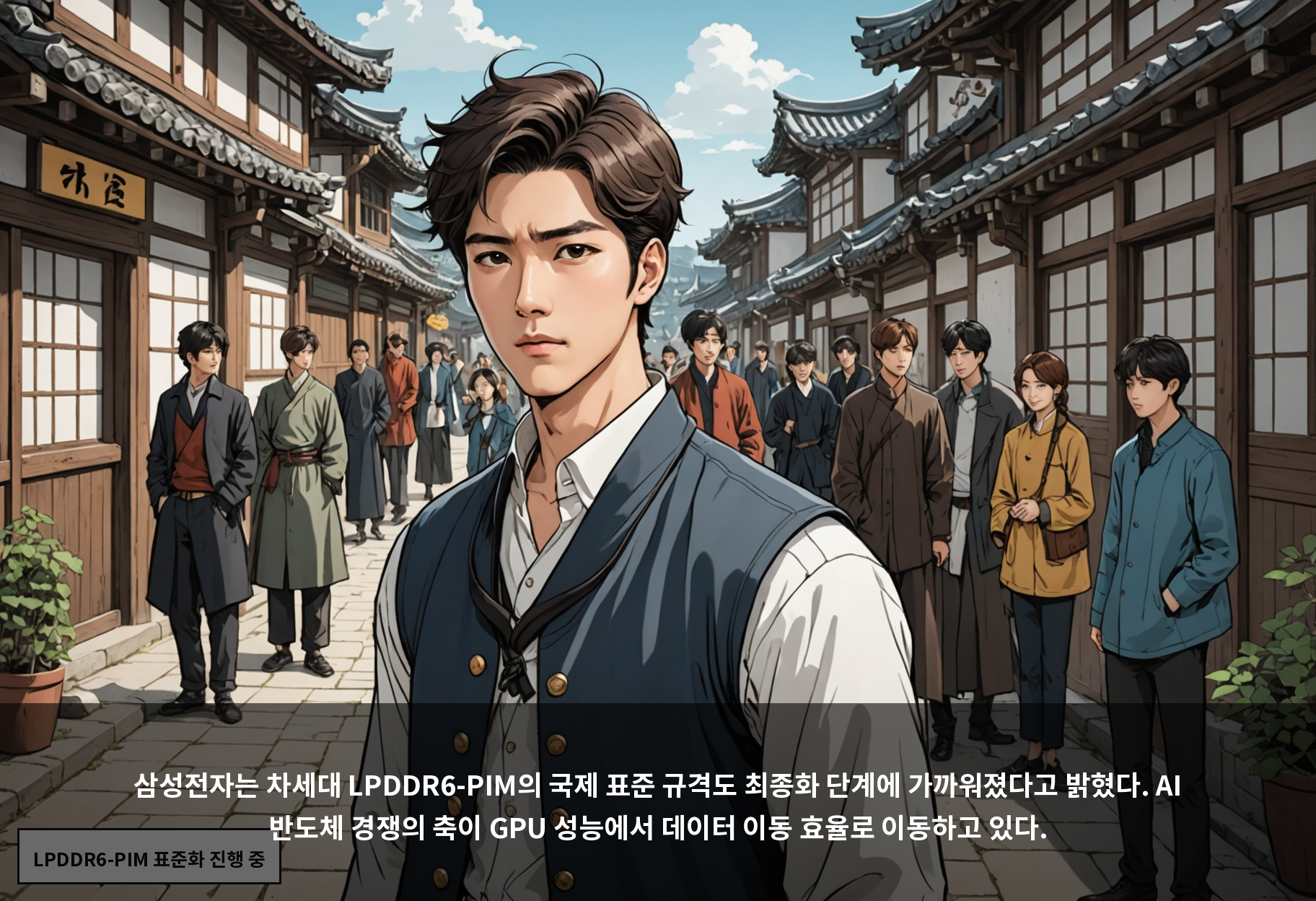 삼성전자는 차세대 LPDDR6-PIM의 국제 표준 규격도 최종화 단계에 가까워졌다고 밝혔다. AI 반도체 경쟁의 축이 GPU 성능에서 데이터 이동 효율로 이동하고 있다.