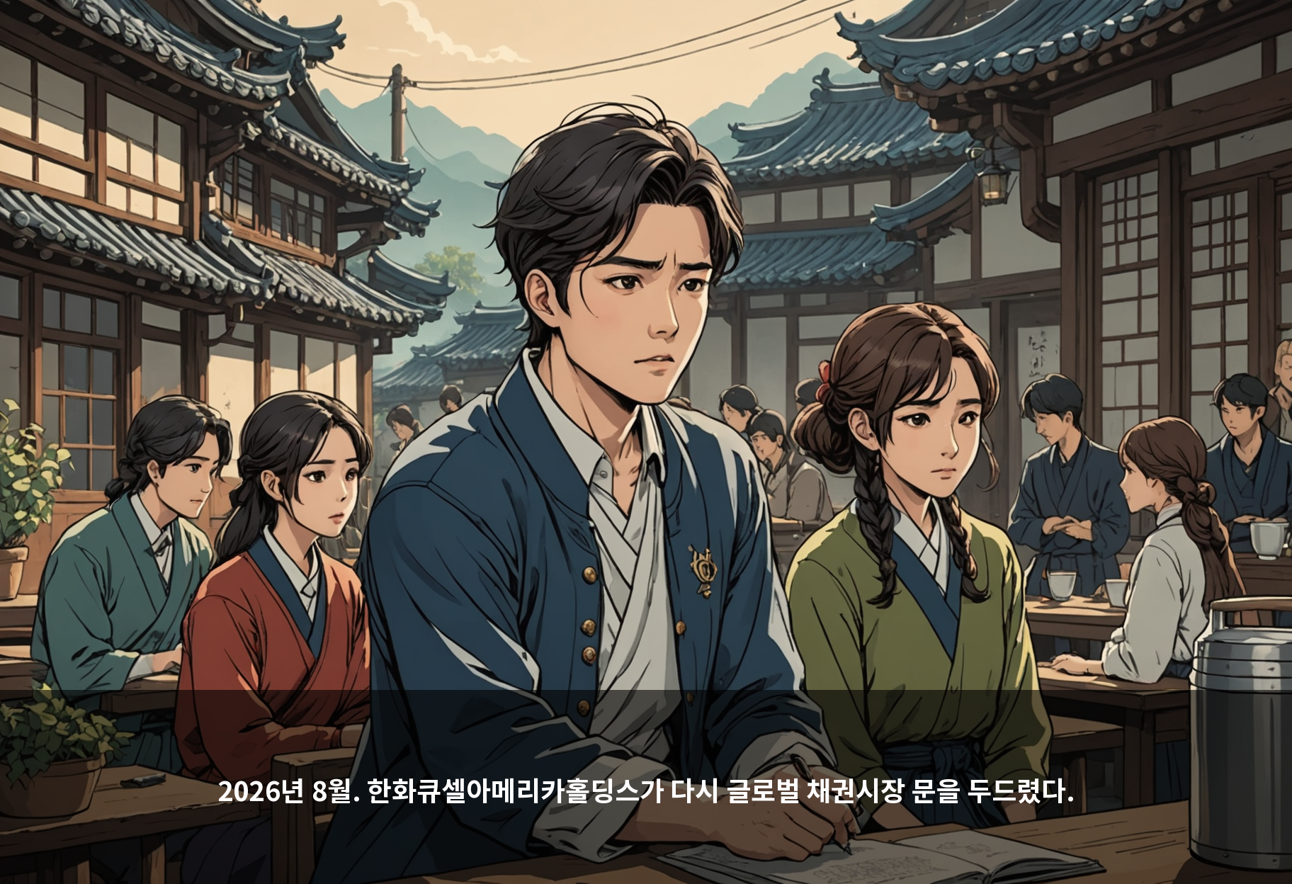 한화큐셀아메리카홀딩스는 왜 1년에 두 번씩 글로벌 채권시장을 두드리는가