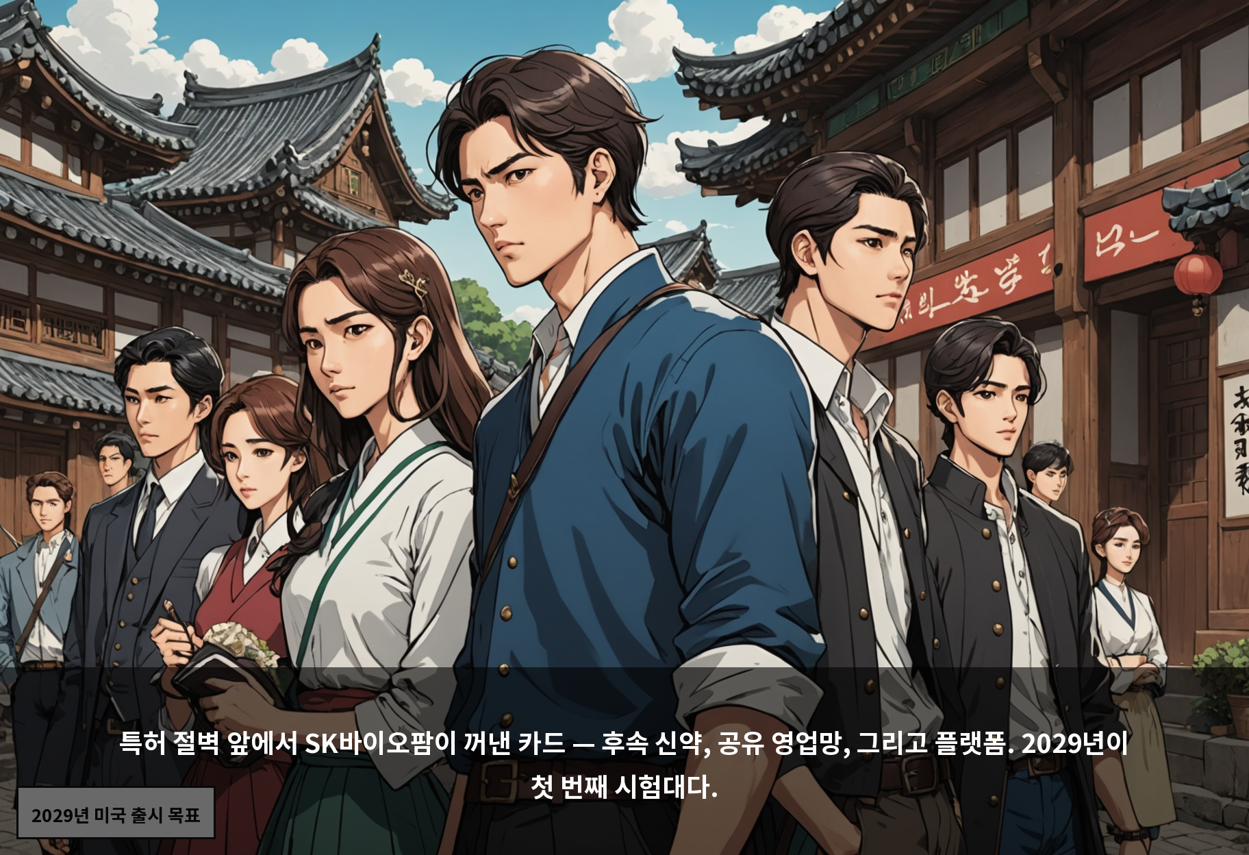 특허 절벽 앞에서 SK바이오팜이 꺼낸 카드 — 후속 신약, 공유 영업망, 그리고 플랫폼. 2029년이 첫 번째 시험대다.