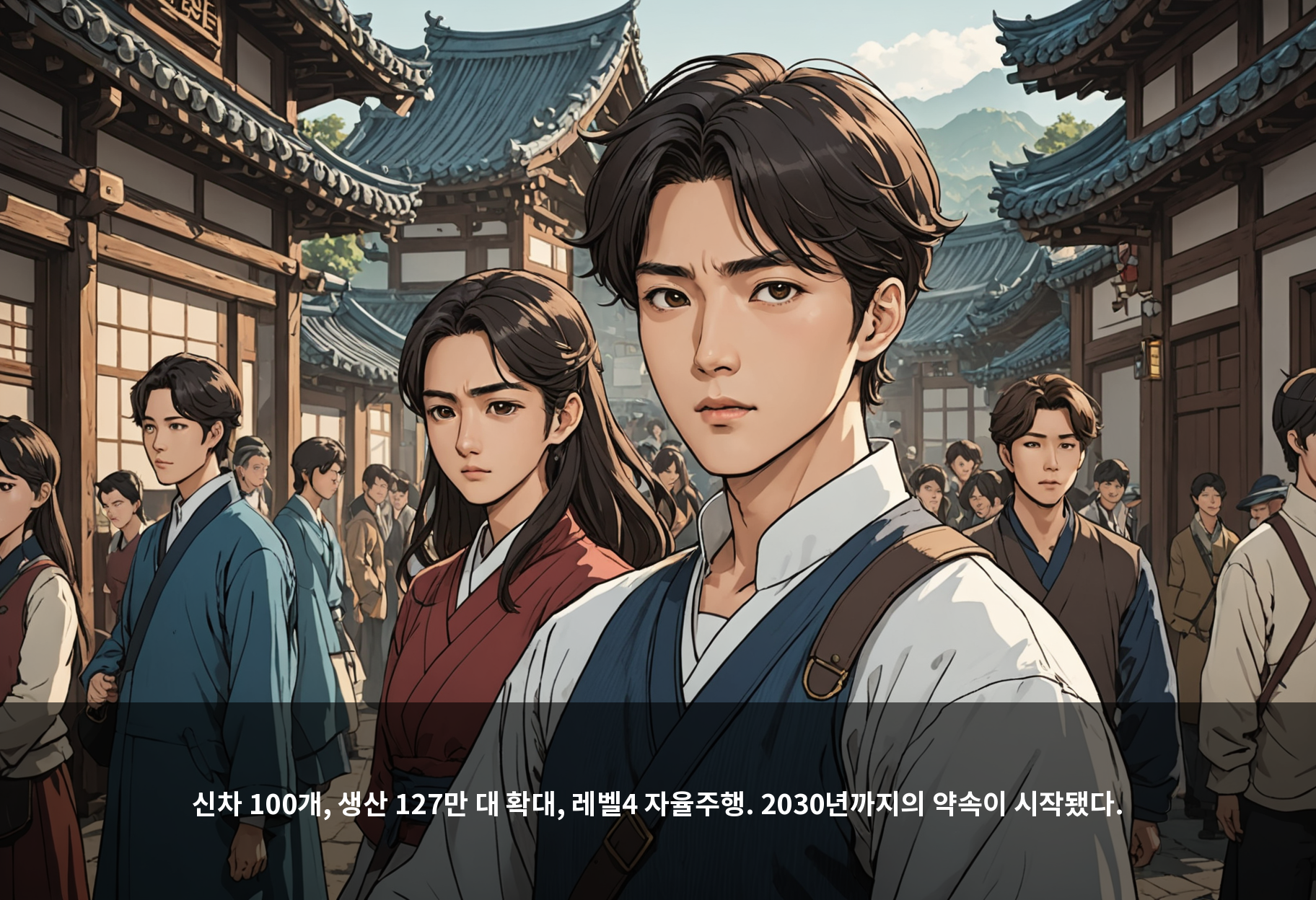 신차 100개, 생산 127만 대 확대, 레벨4 자율주행. 2030년까지의 약속이 시작됐다.