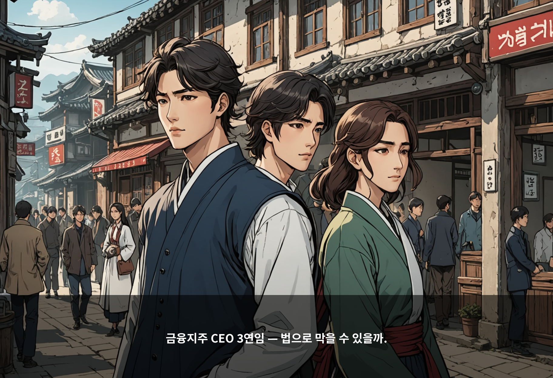 금융지주 CEO 3연임 — 법으로 막을 수 있을까.