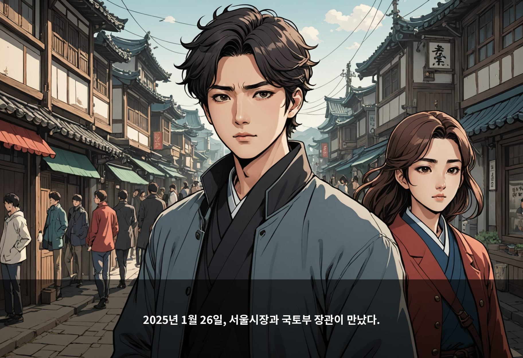 2025년 1월 26일, 서울시장과 국토부 장관이 만났다.