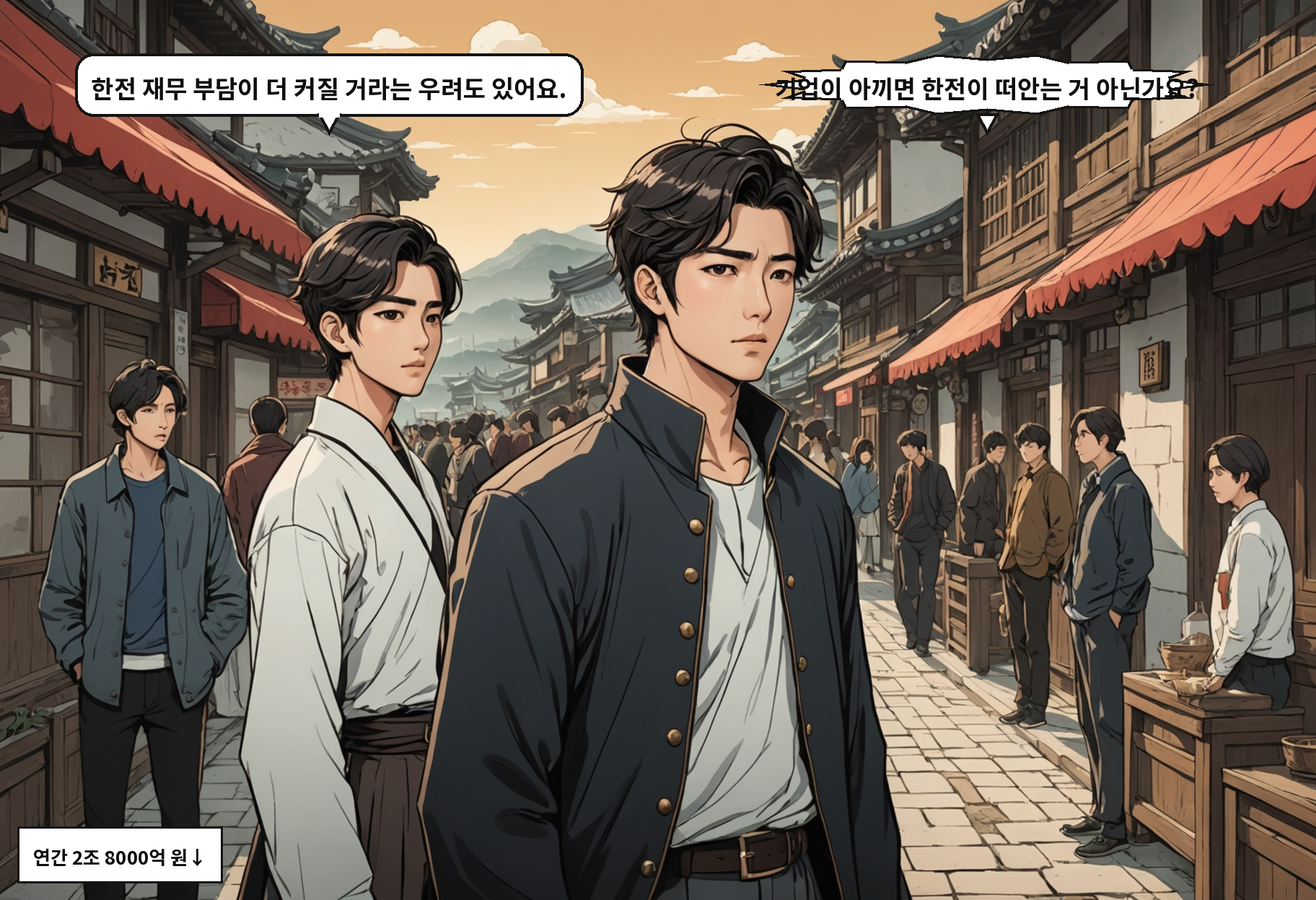 B: 한전 재무 부담이 더 커질 거라는 우려도 있어요. A: 기업이 아끼면 한전이 떠안는 거 아닌가요?