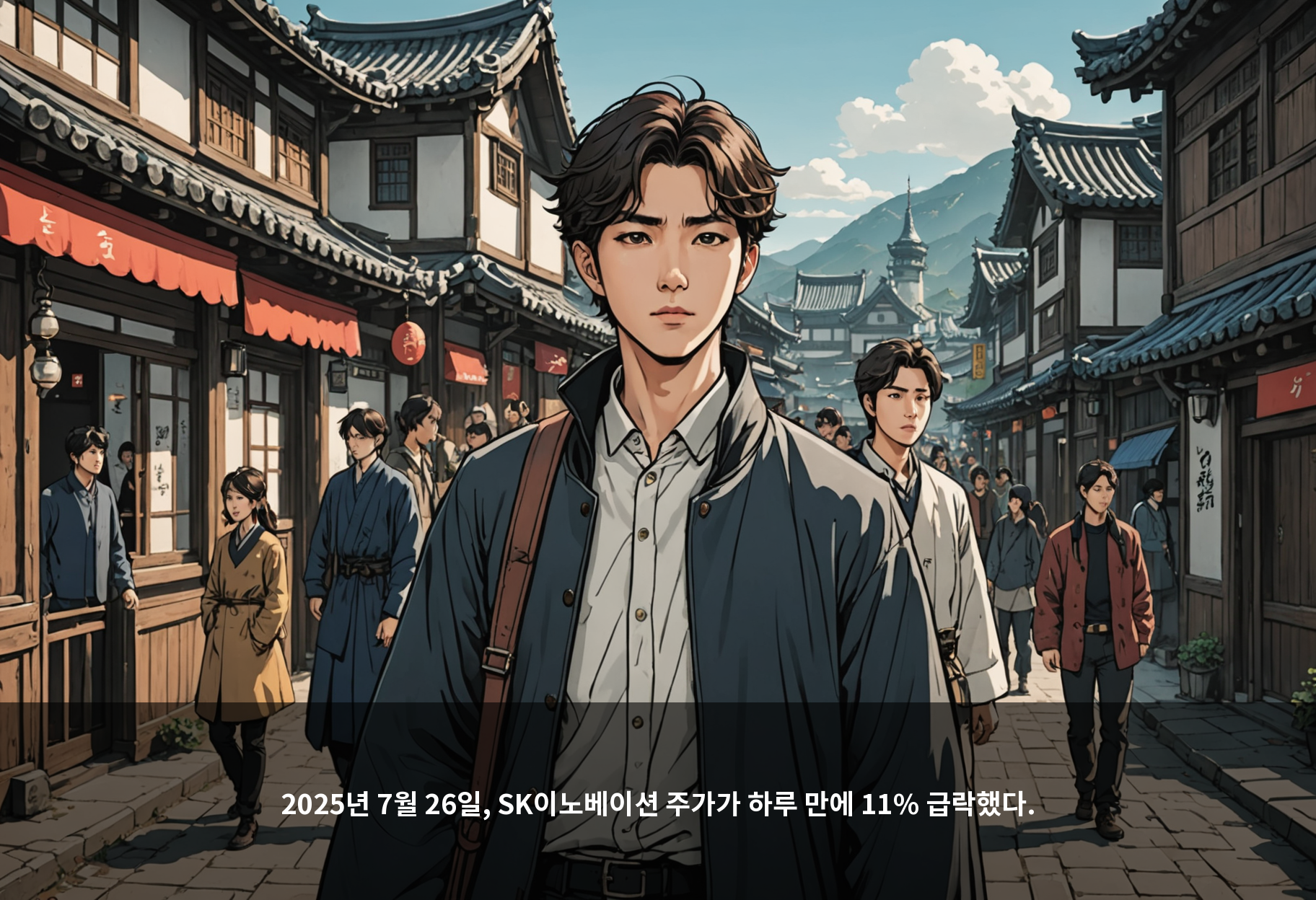 2025년 7월 26일, SK이노베이션 주가가 하루 만에 11% 급락했다.