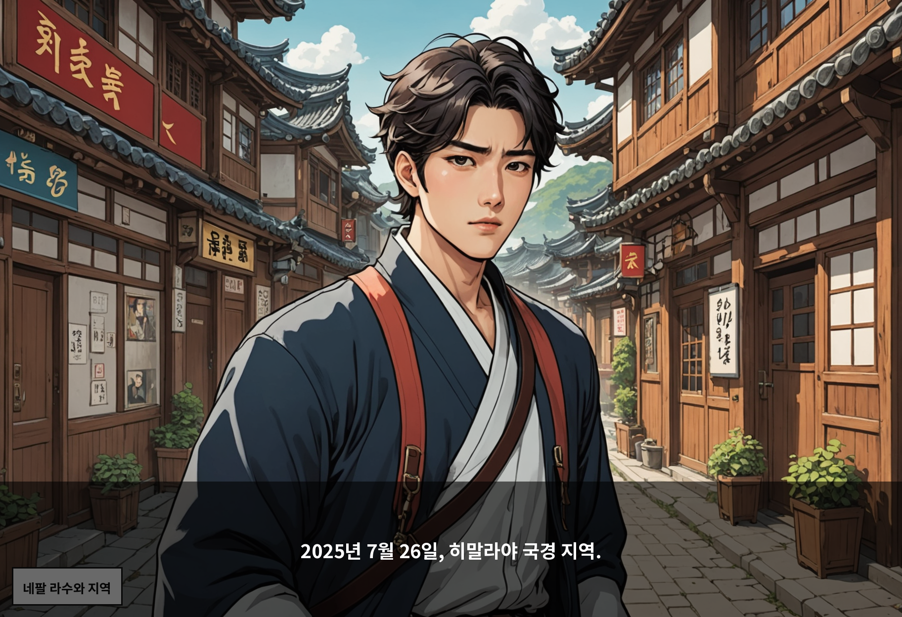 2025년 7월 26일, 히말라야 국경 지역.
