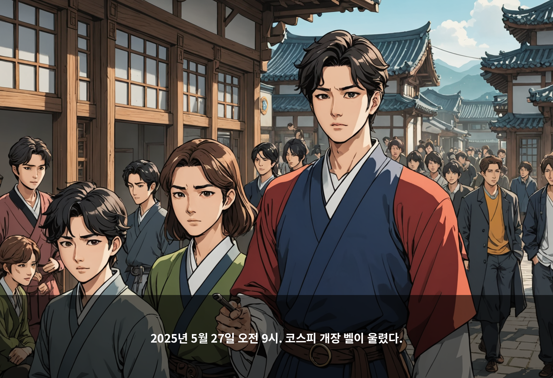 2025년 5월 27일 오전 9시. 코스피 개장 벨이 울렸다.