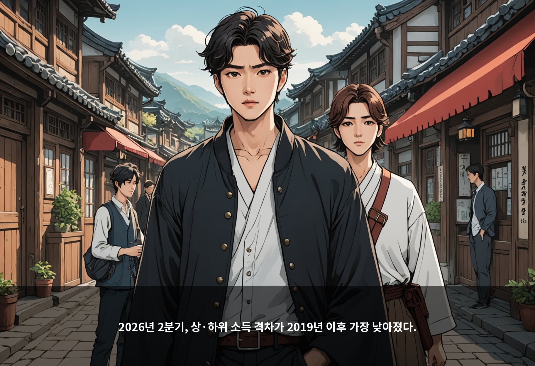 2026년 2분기, 상·하위 소득 격차가 2019년 이후 가장 낮아졌다.