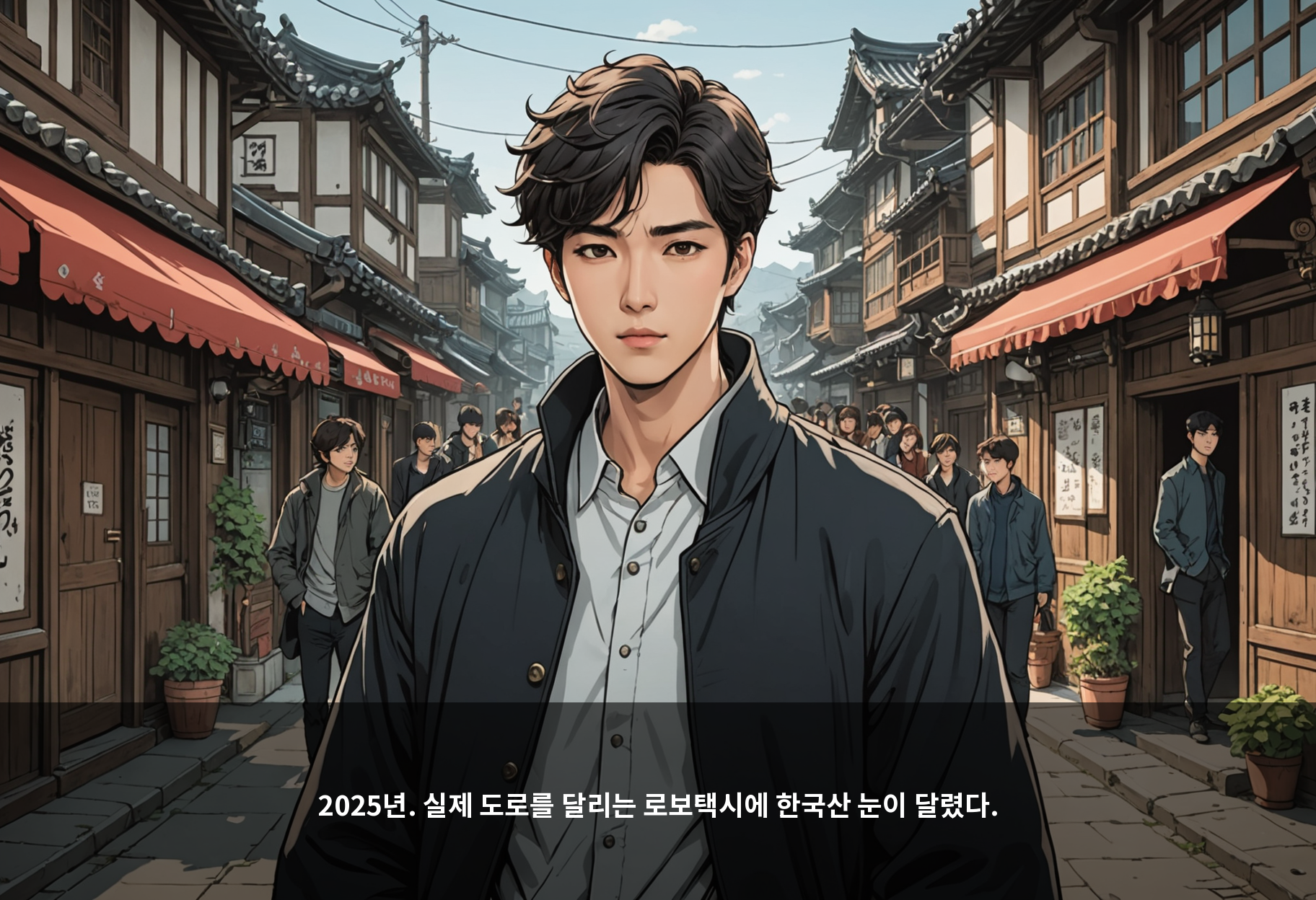 2025년. 실제 도로를 달리는 로보택시에 한국산 눈이 달렸다.
