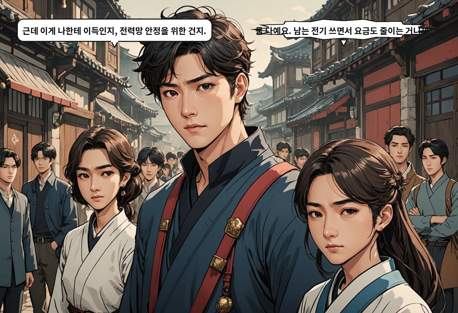 B: 근데 이게 나한테 이득인지, 전력망 안정을 위한 건지. A: 둘 다예요. 남는 전기 쓰면서 요금도 줄이는 거니까.