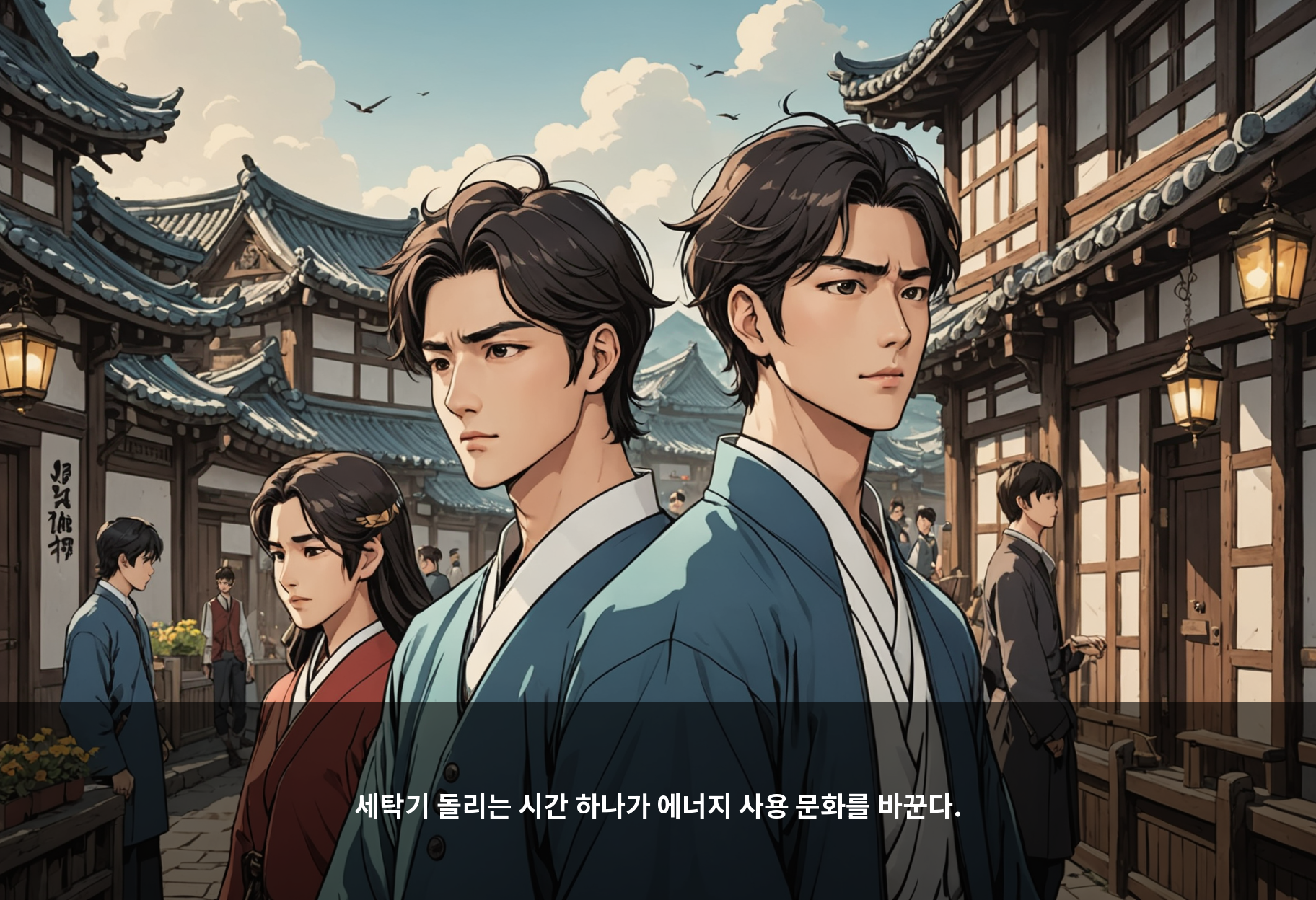 세탁기 돌리는 시간 하나가 에너지 사용 문화를 바꾼다.