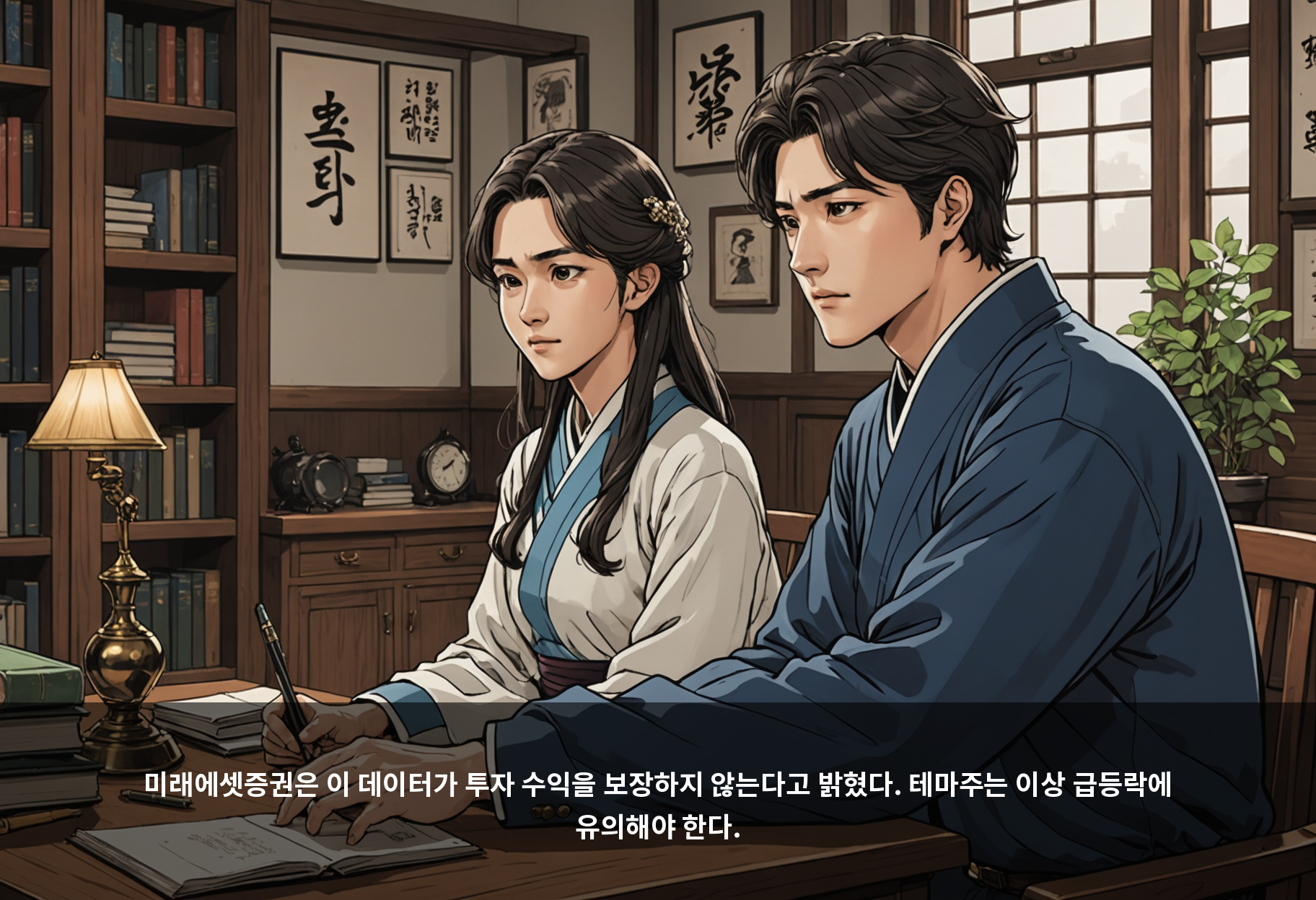 미래에셋증권은 이 데이터가 투자 수익을 보장하지 않는다고 밝혔다. 테마주는 이상 급등락에 유의해야 한다.