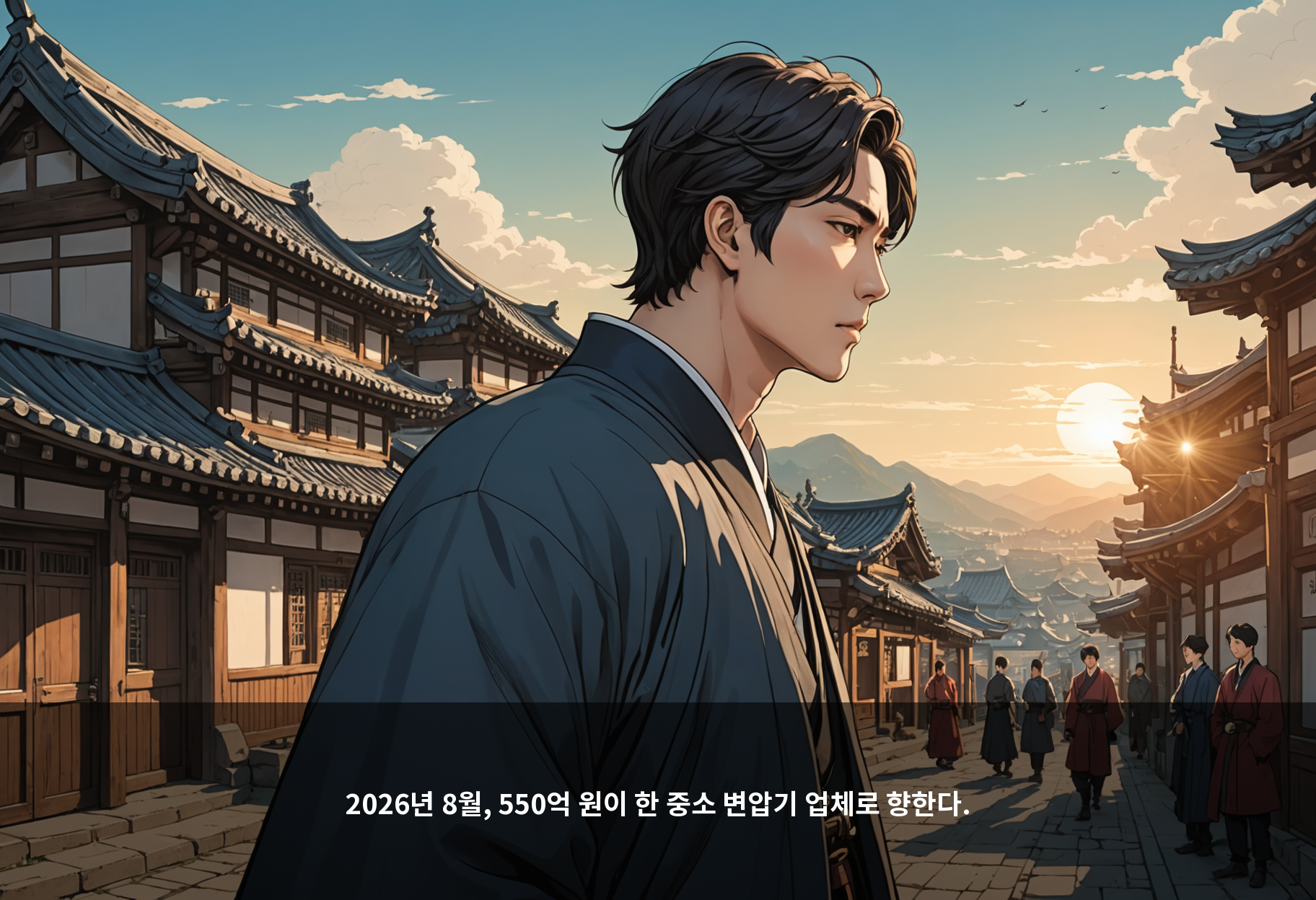 2026년 8월, 550억 원이 한 중소 변압기 업체로 향한다.