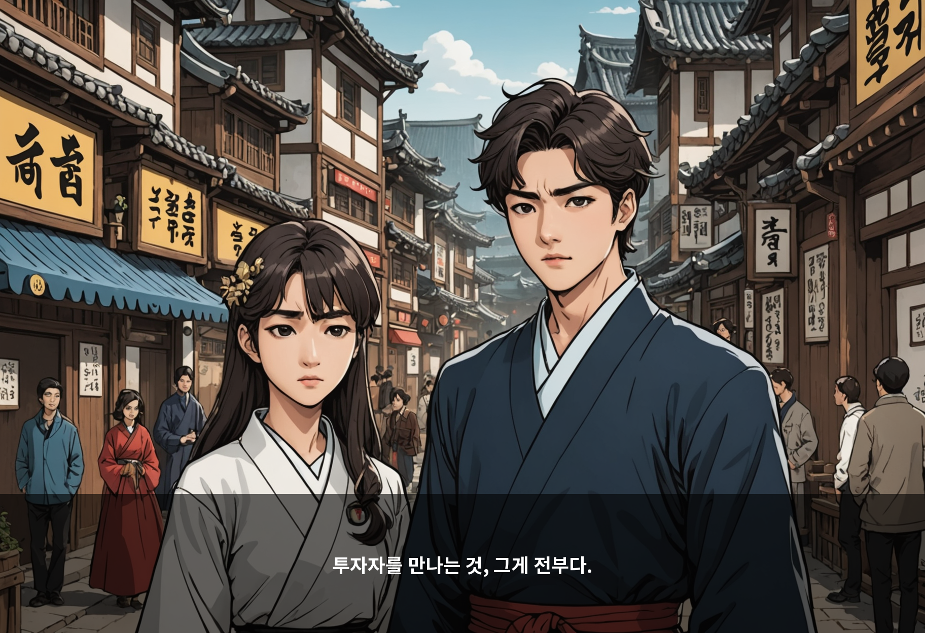투자자를 만나는 것, 그게 전부다.