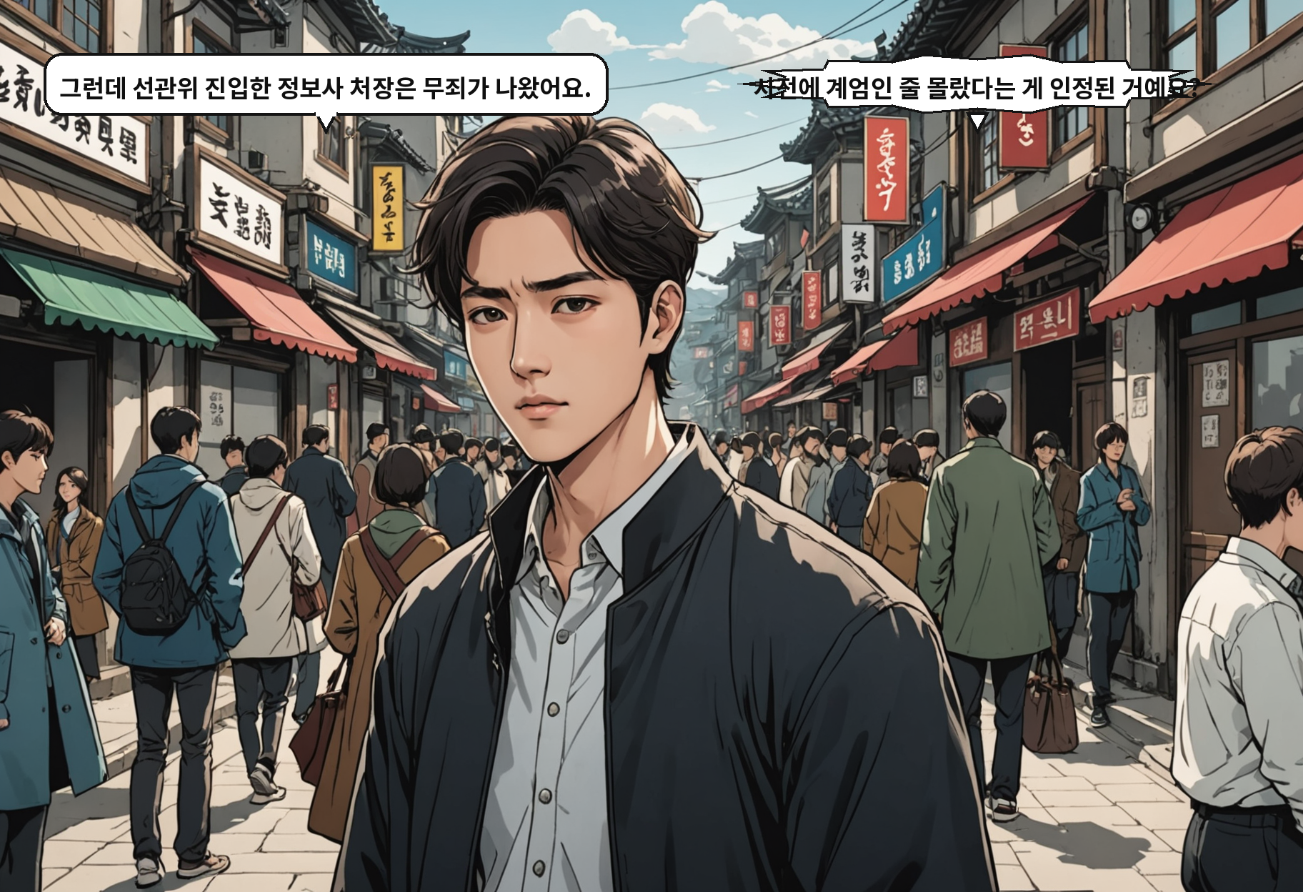 B: 그런데 선관위 진입한 정보사 처장은 무죄가 나왔어요. A: 사전에 계엄인 줄 몰랐다는 게 인정된 거예요?