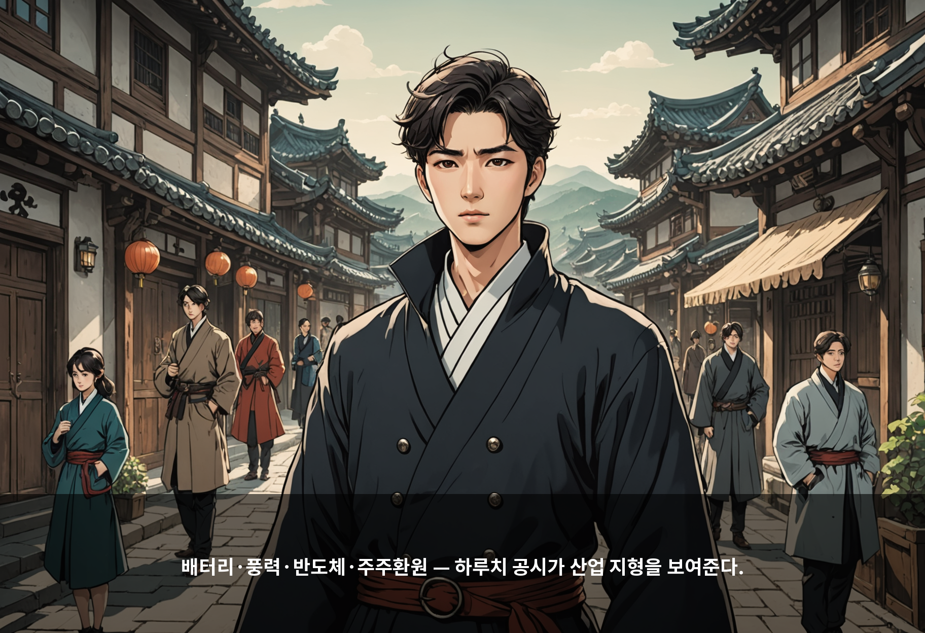 배터리·풍력·반도체·주주환원 — 하루치 공시가 산업 지형을 보여준다.