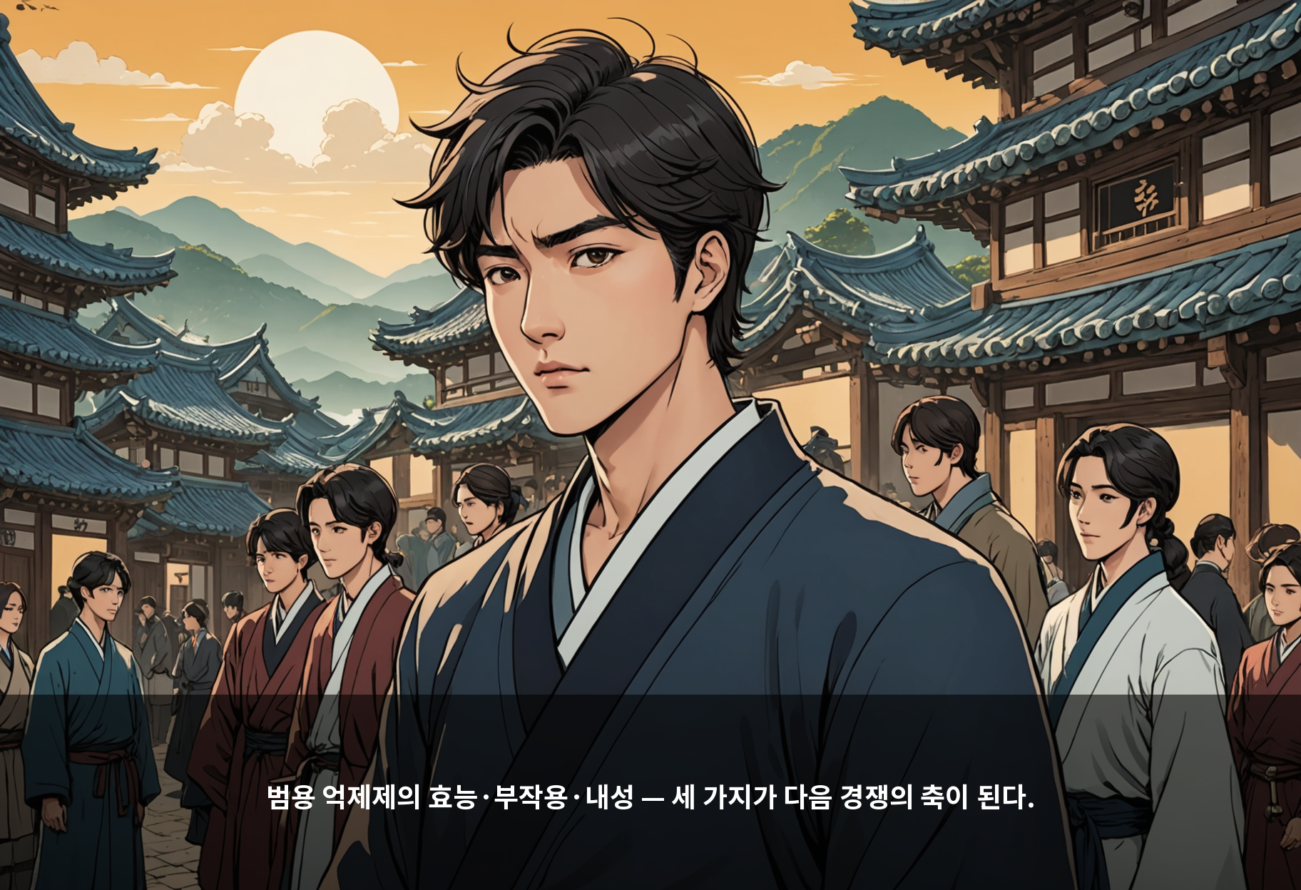 범용 억제제의 효능·부작용·내성 — 세 가지가 다음 경쟁의 축이 된다.