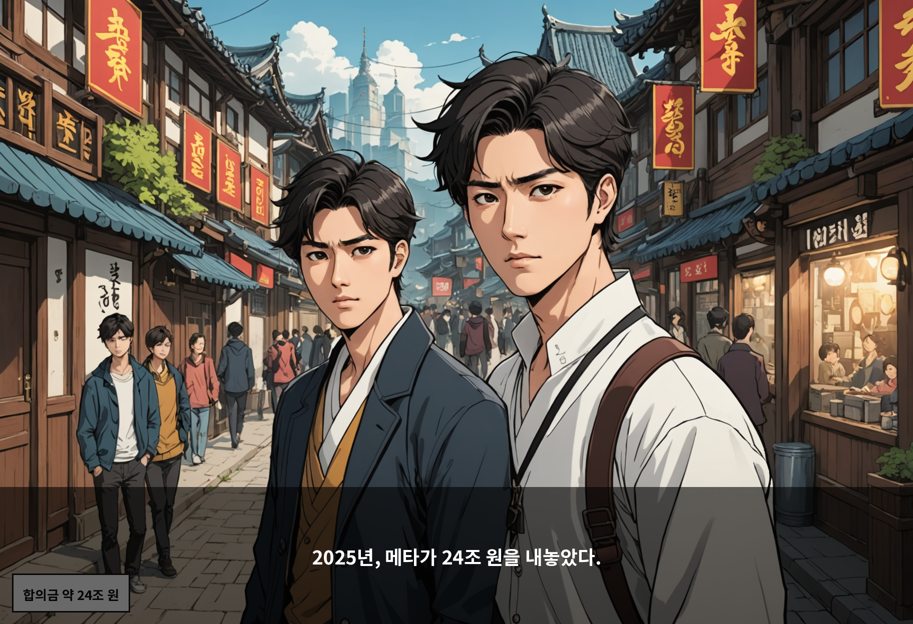 2025년, 메타가 24조 원을 내놓았다.