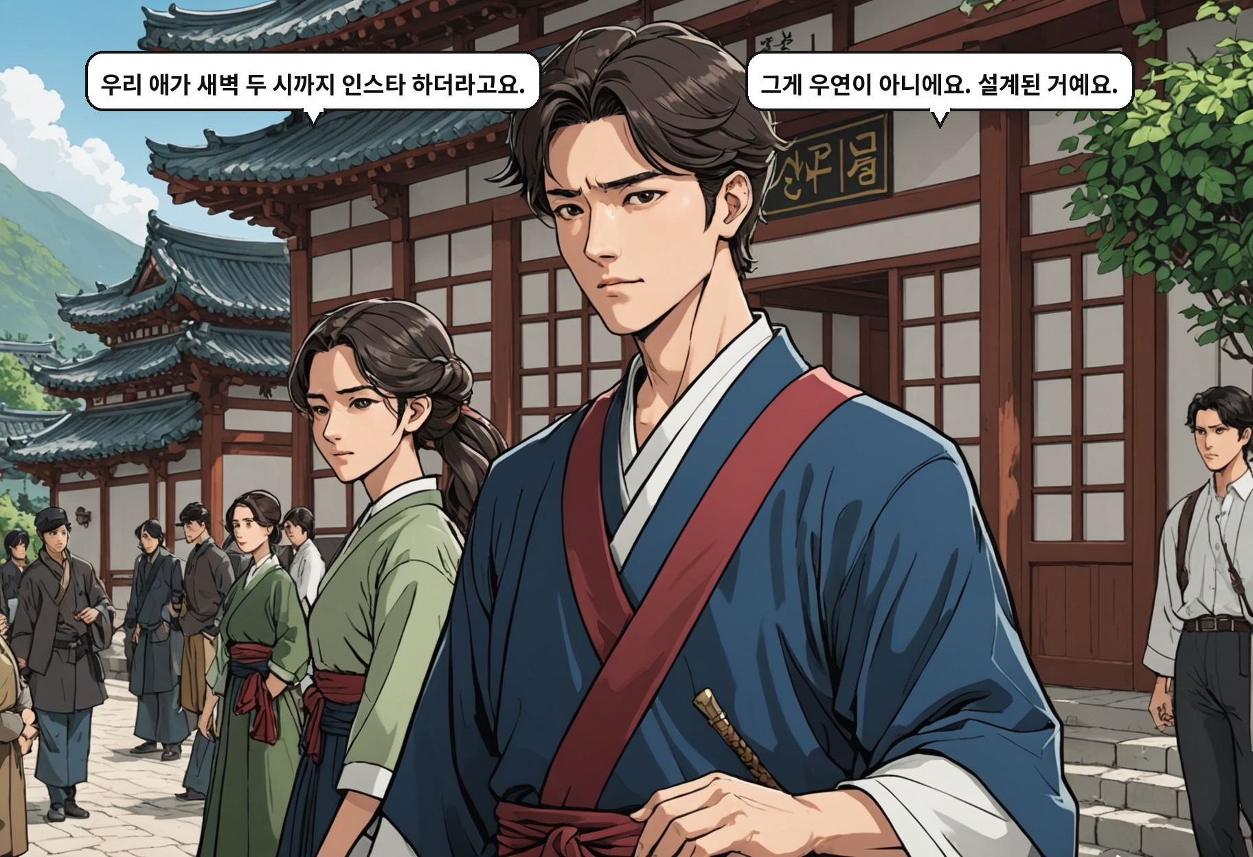 A: 우리 애가 새벽 두 시까지 인스타 하더라고요. B: 그게 우연이 아니에요. 설계된 거예요.