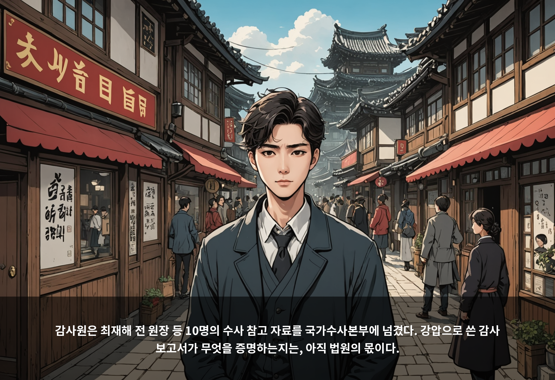 감사원은 최재해 전 원장 등 10명의 수사 참고 자료를 국가수사본부에 넘겼다. 강압으로 쓴 감사 보고서가 무엇을 증명하는지는, 아직 법원의 몫이다.