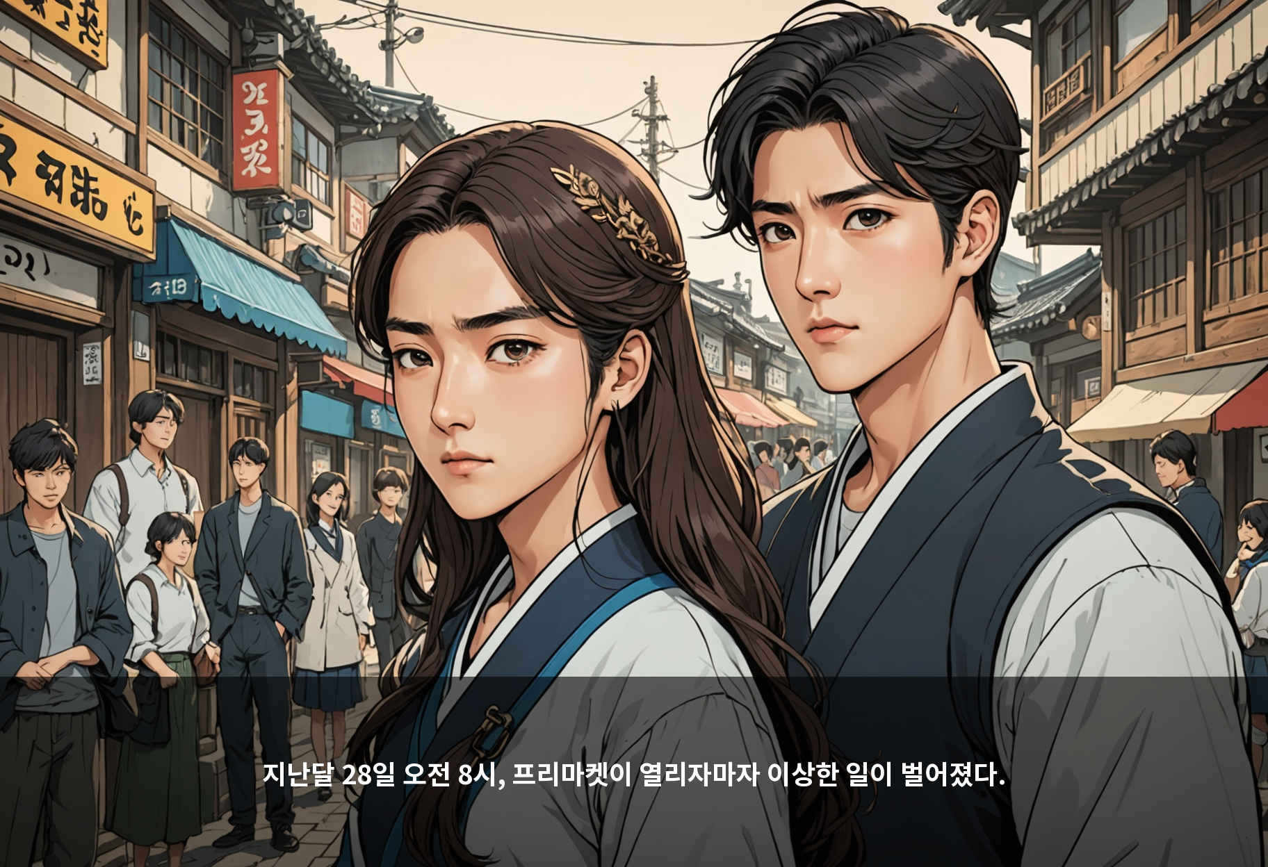 지난달 28일 오전 8시, 프리마켓이 열리자마자 이상한 일이 벌어졌다.