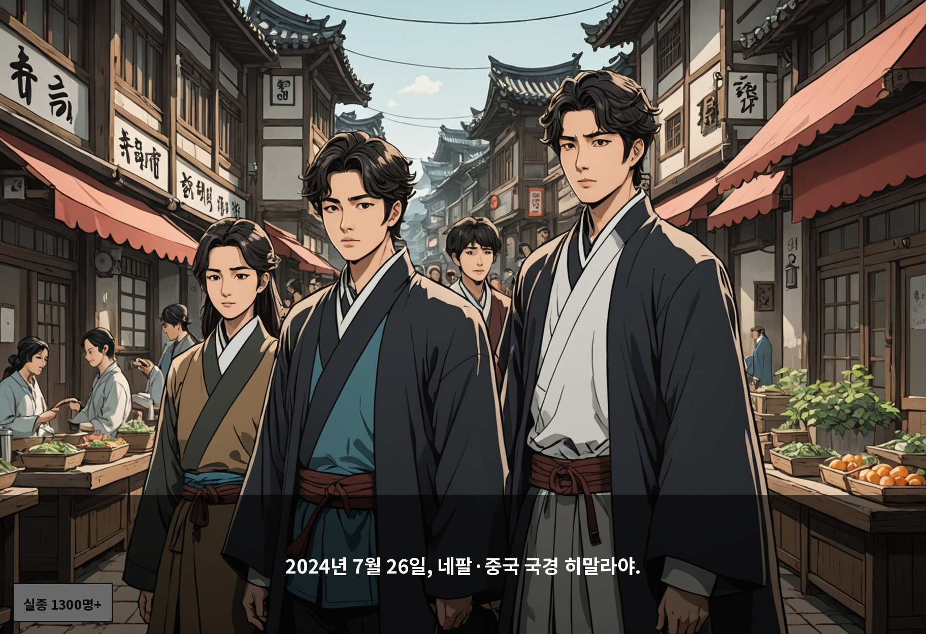2024년 7월 26일, 네팔·중국 국경 히말라야.