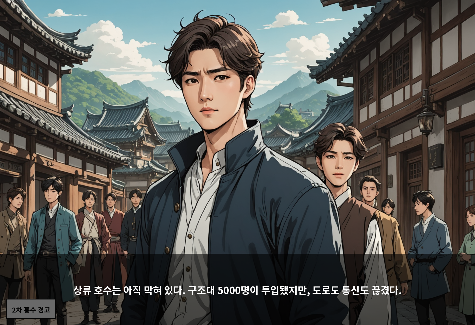 상류 호수는 아직 막혀 있다. 구조대 5000명이 투입됐지만, 도로도 통신도 끊겼다.