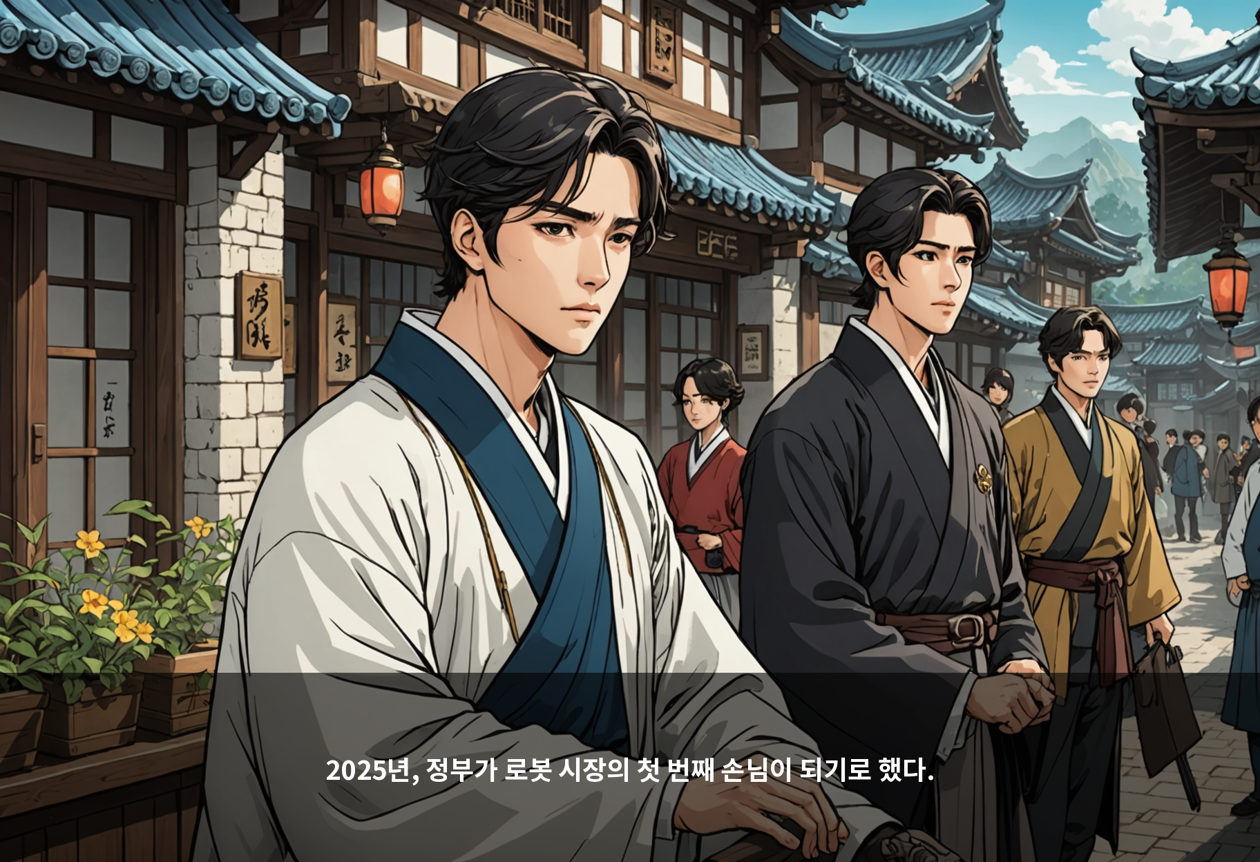 2025년, 정부가 로봇 시장의 첫 번째 손님이 되기로 했다.
