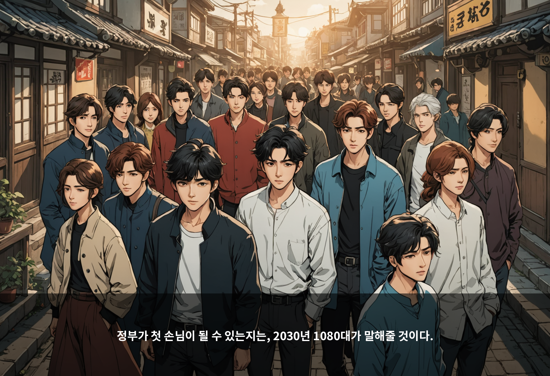 정부가 첫 손님이 될 수 있는지는, 2030년 1080대가 말해줄 것이다.