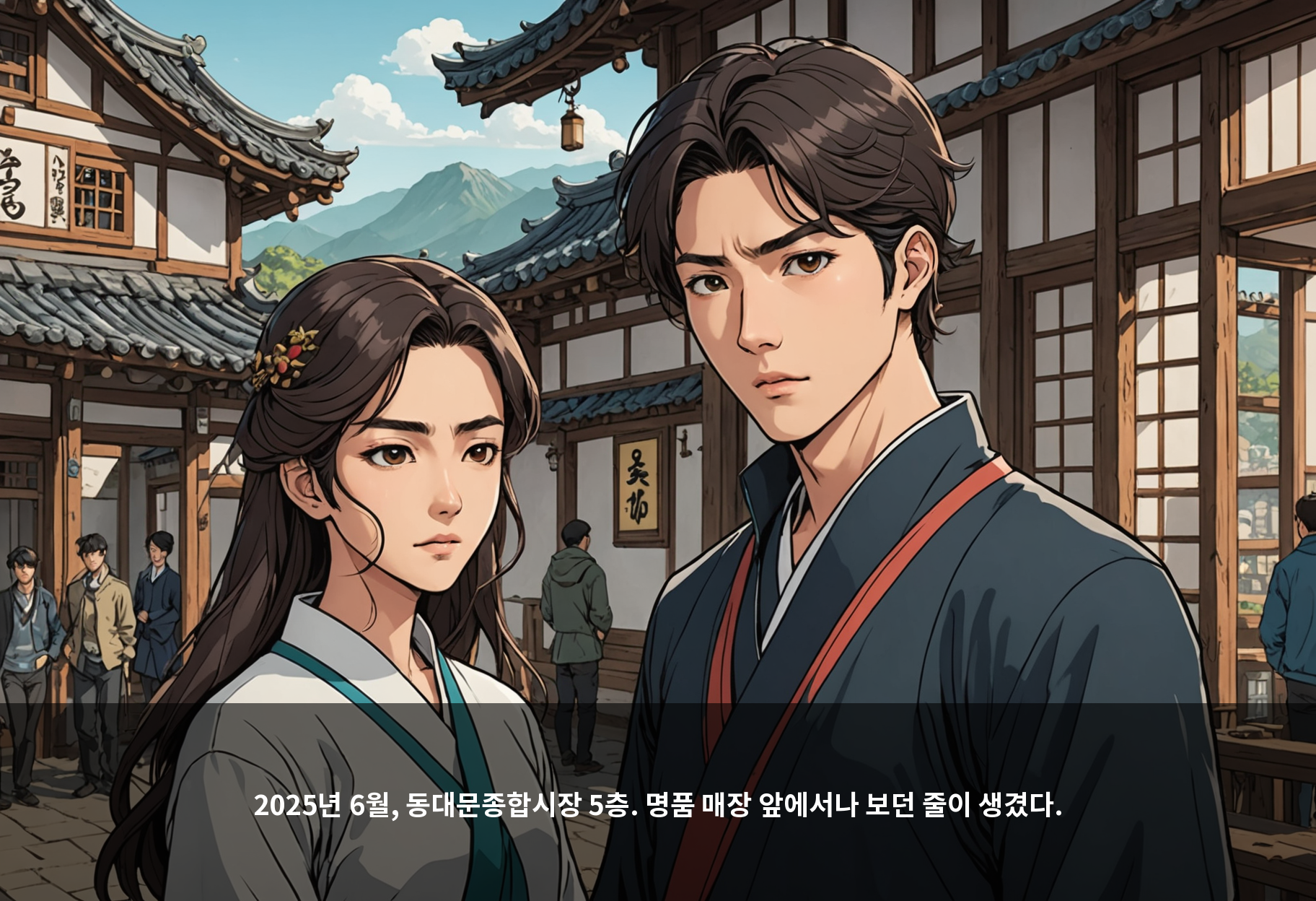 2025년 6월, 동대문종합시장 5층. 명품 매장 앞에서나 보던 줄이 생겼다.