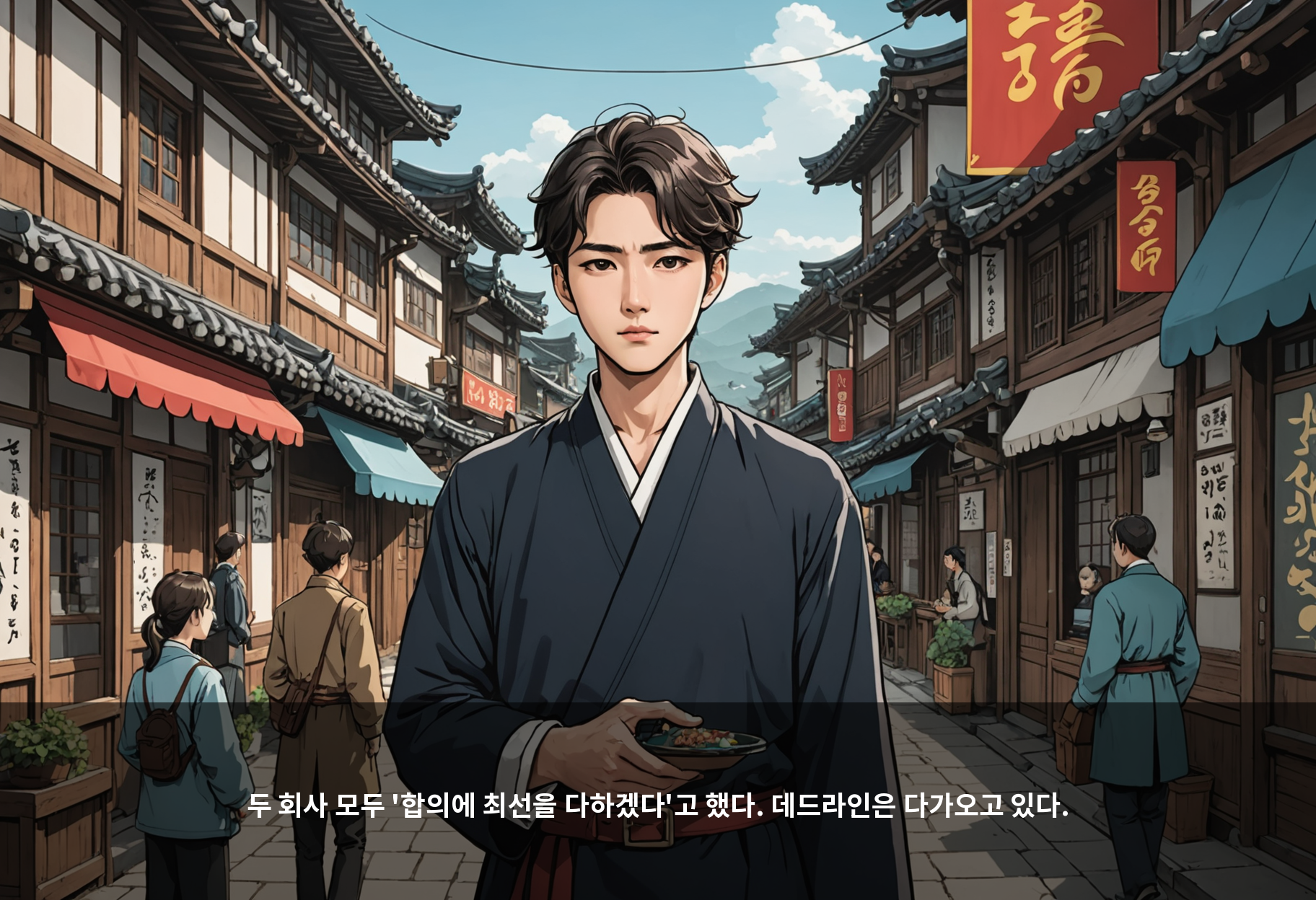 두 회사 모두 '합의에 최선을 다하겠다'고 했다. 데드라인은 다가오고 있다.