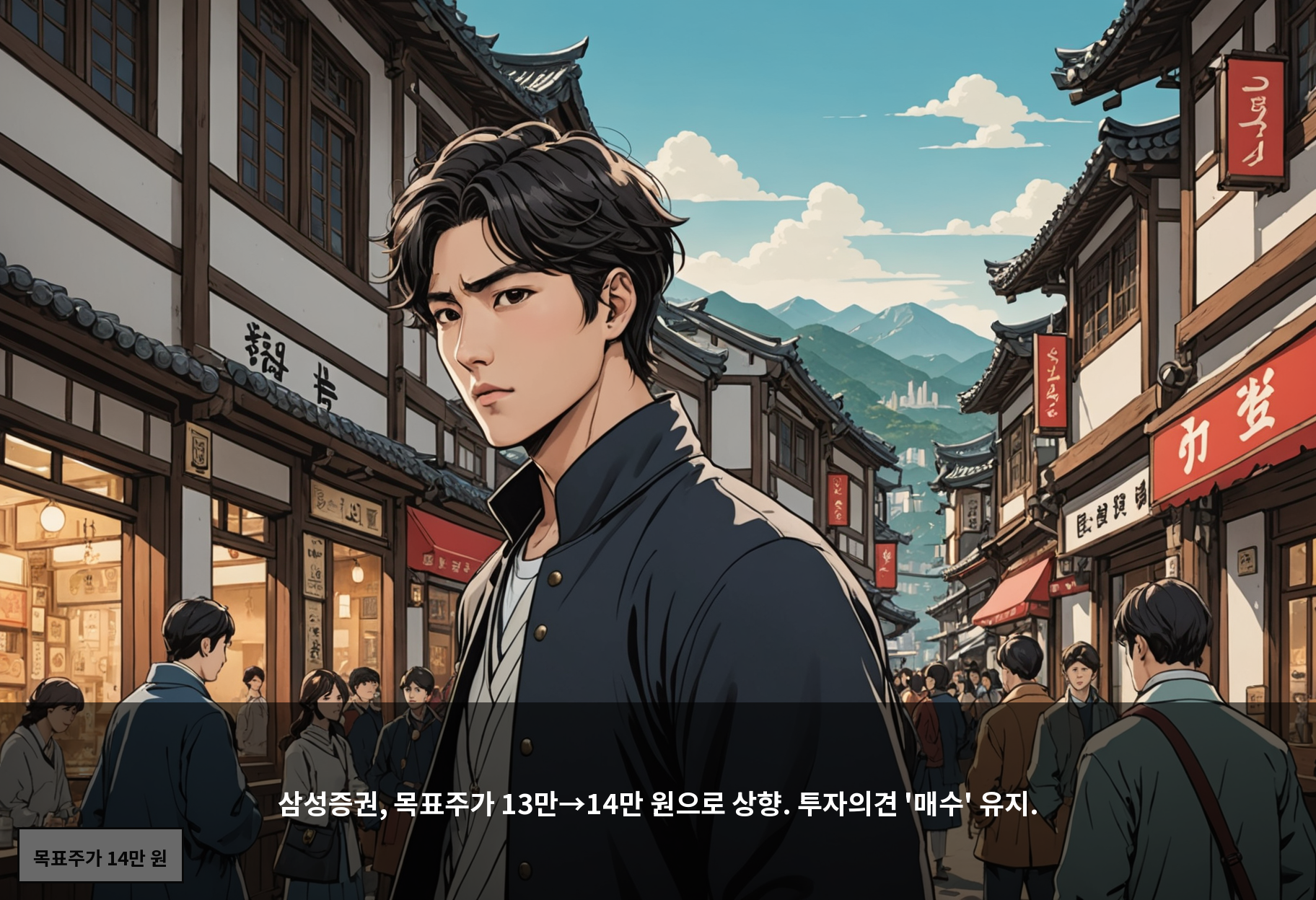 삼성증권, 목표주가 13만→14만 원으로 상향. 투자의견 '매수' 유지.