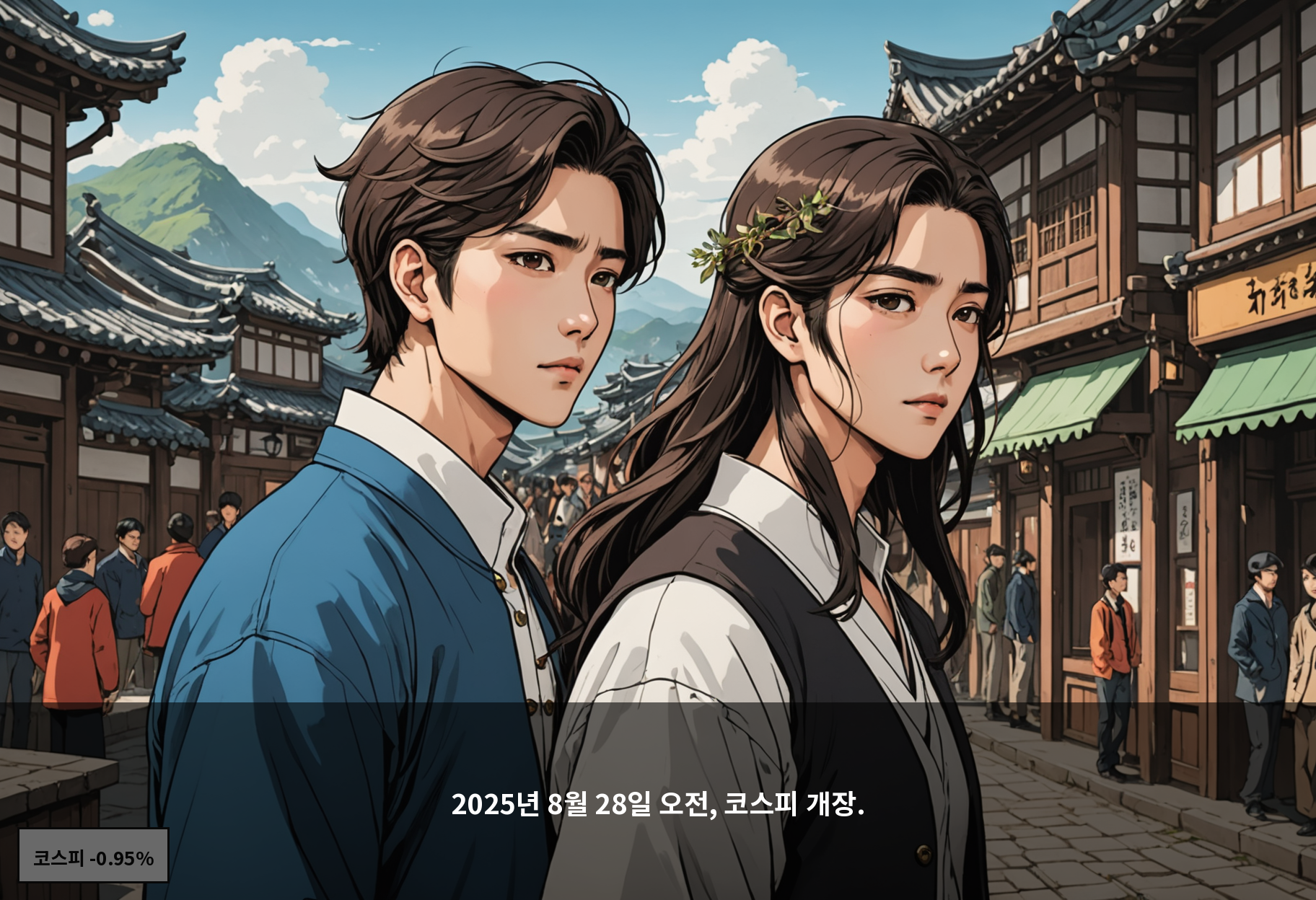 2025년 8월 28일 오전, 코스피 개장.