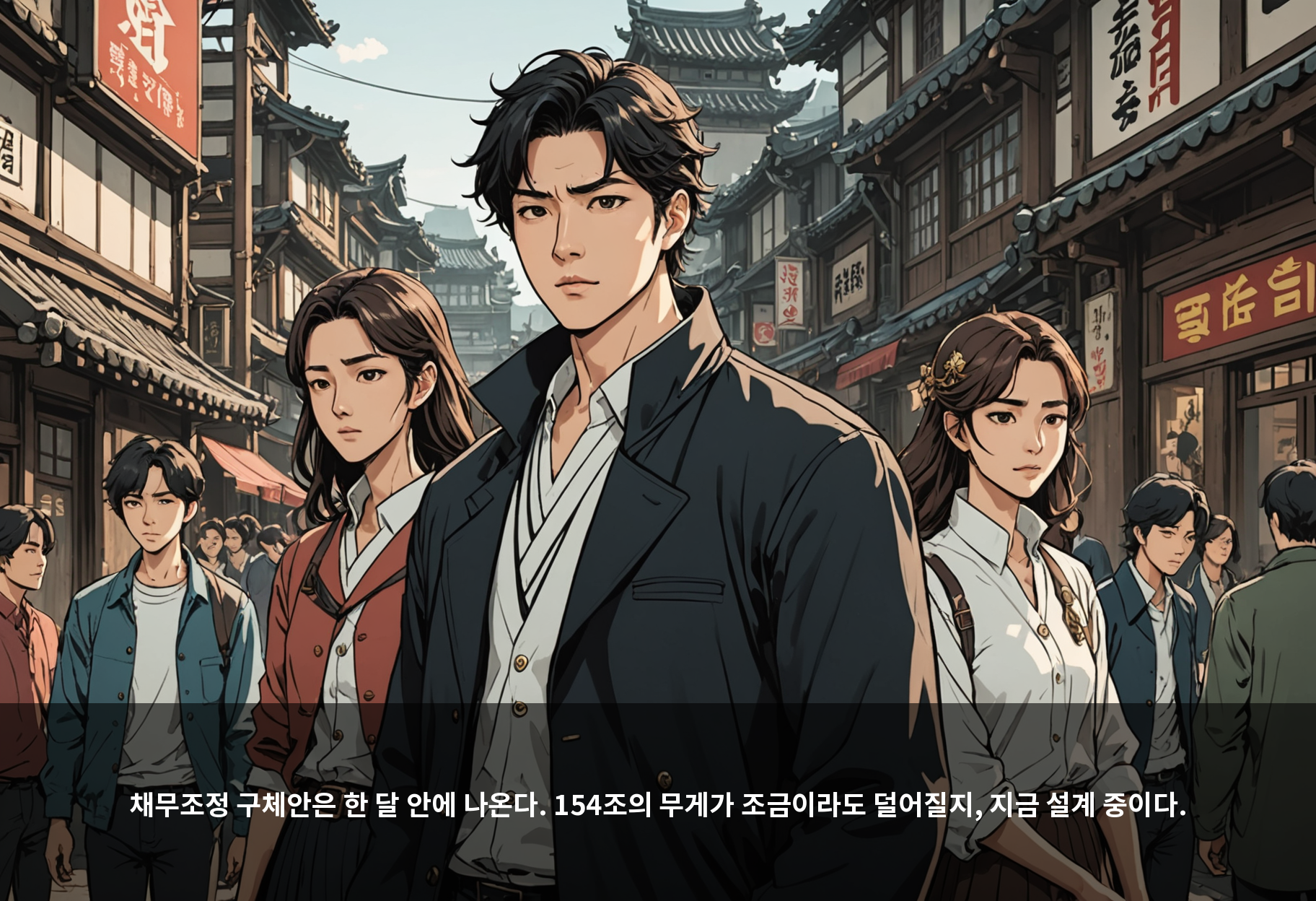 채무조정 구체안은 한 달 안에 나온다. 154조의 무게가 조금이라도 덜어질지, 지금 설계 중이다.