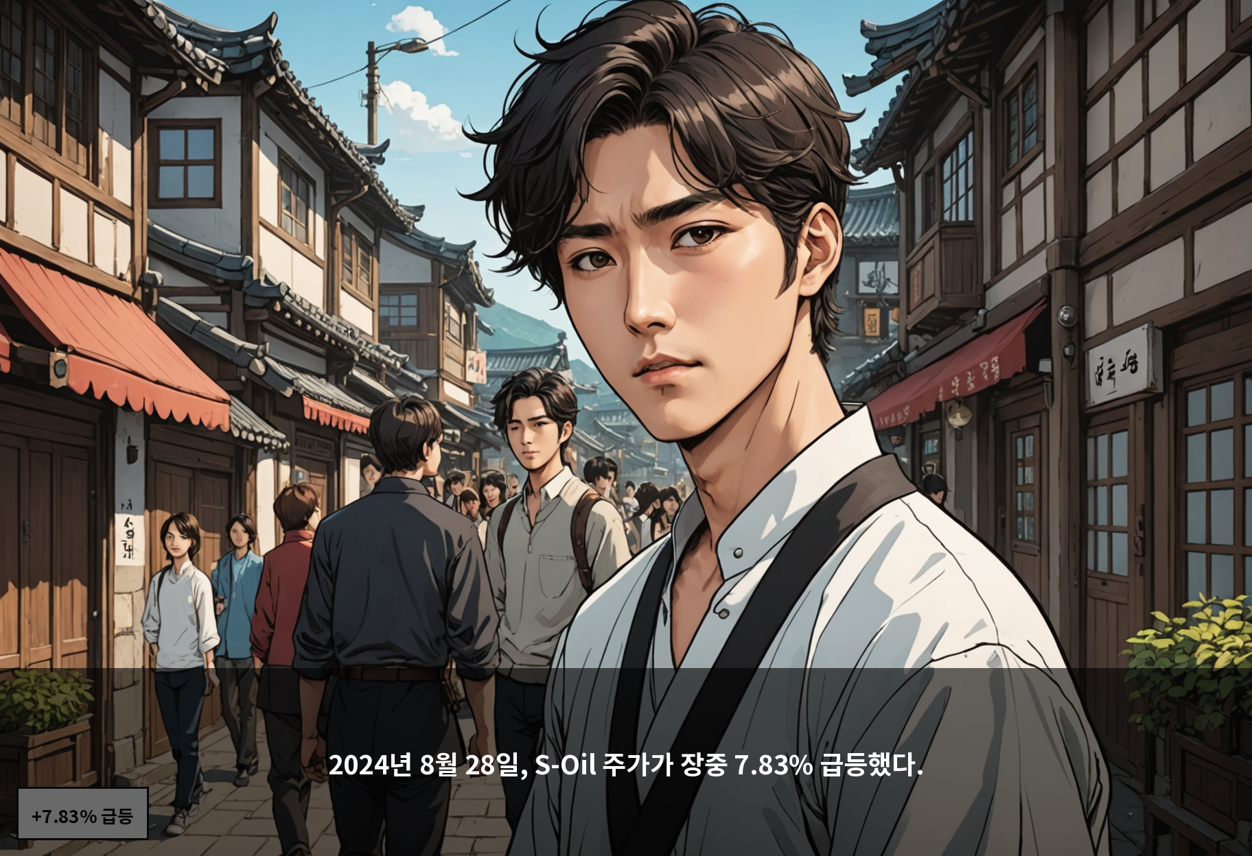 2024년 8월 28일, S-Oil 주가가 장중 7.83% 급등했다.