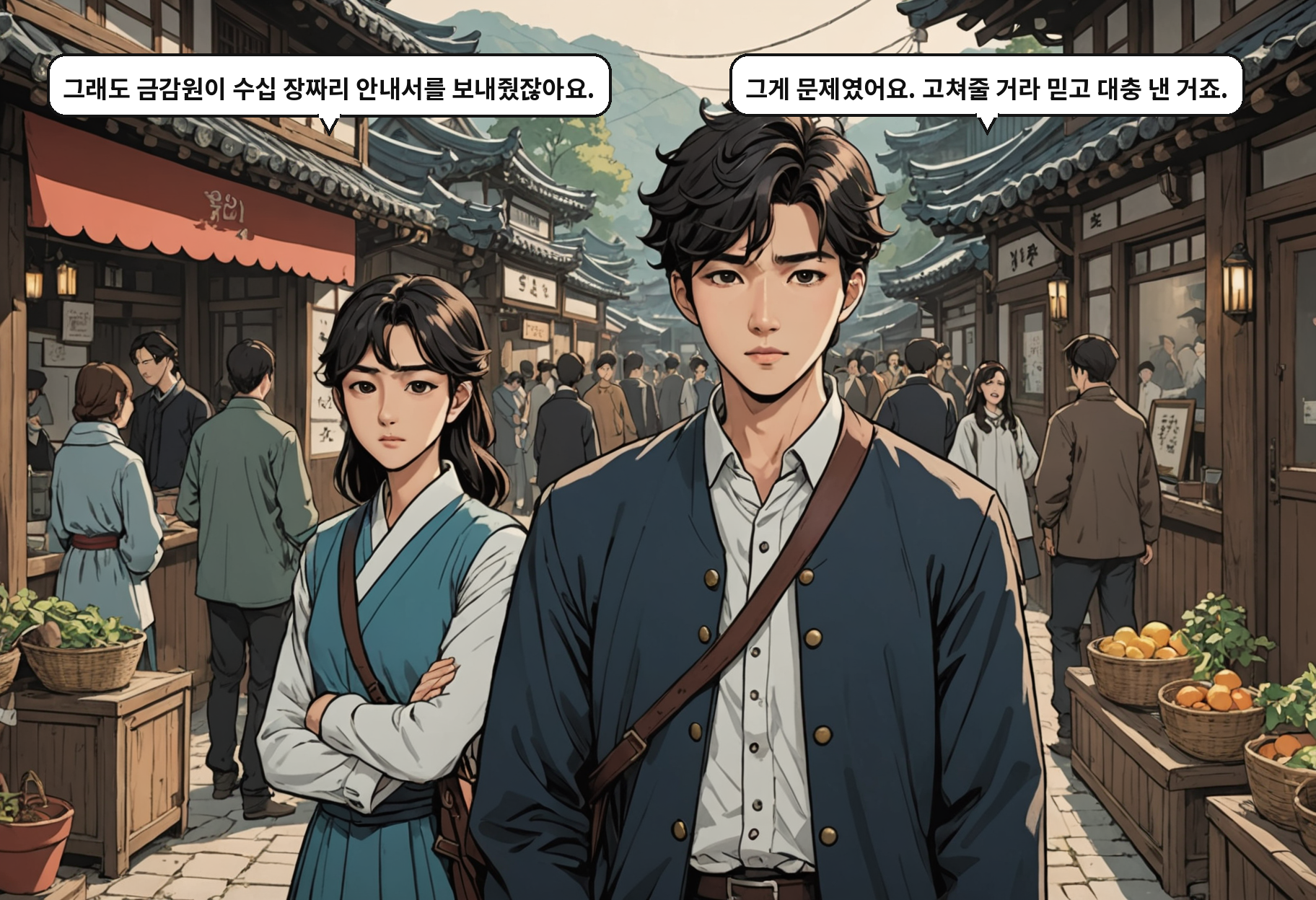A: 그래도 금감원이 수십 장짜리 안내서를 보내줬잖아요. B: 그게 문제였어요. 고쳐줄 거라 믿고 대충 낸 거죠.