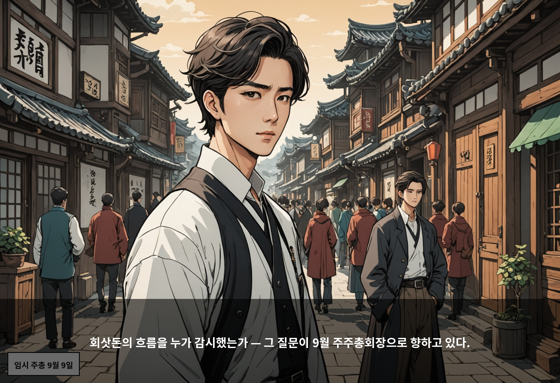 회삿돈의 흐름을 누가 감시했는가 — 그 질문이 9월 주주총회장으로 향하고 있다.