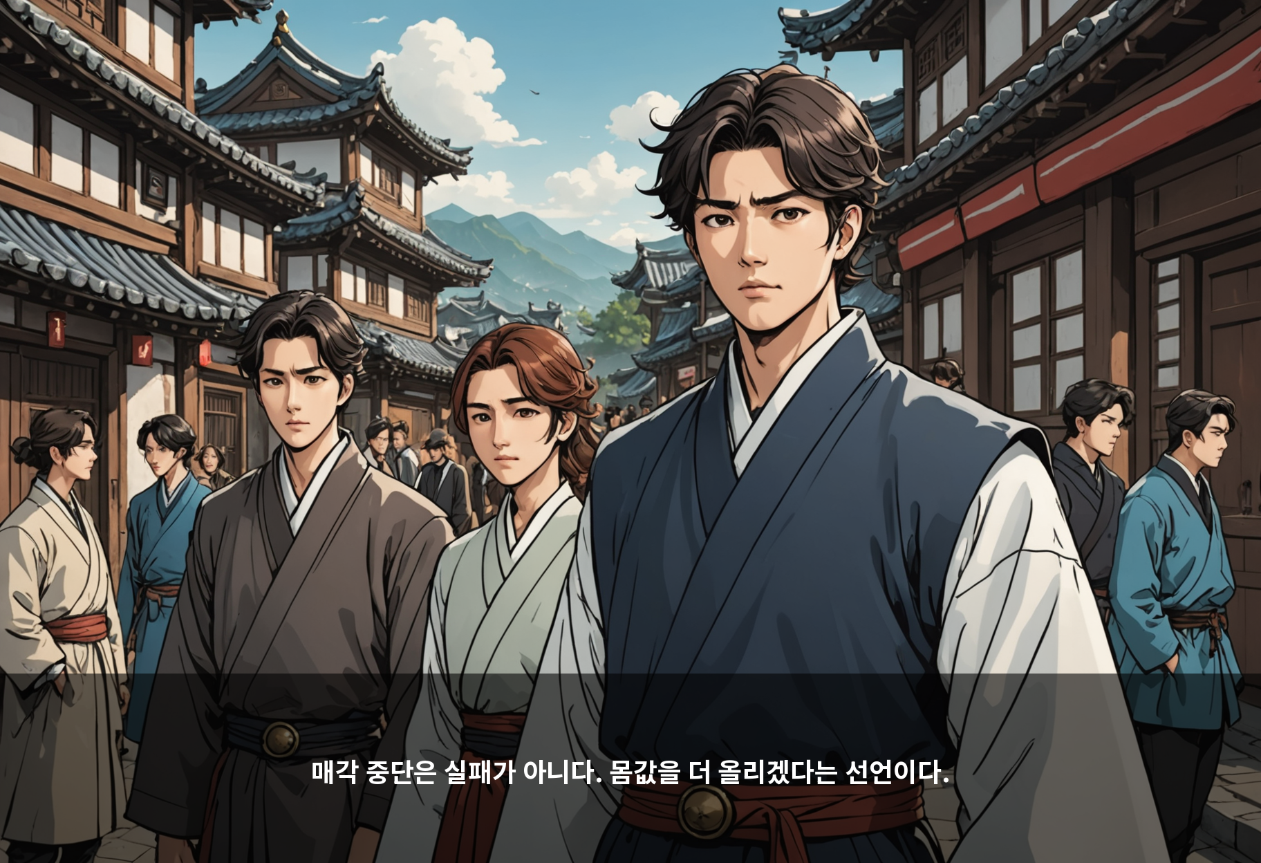 매각 중단은 실패가 아니다. 몸값을 더 올리겠다는 선언이다.