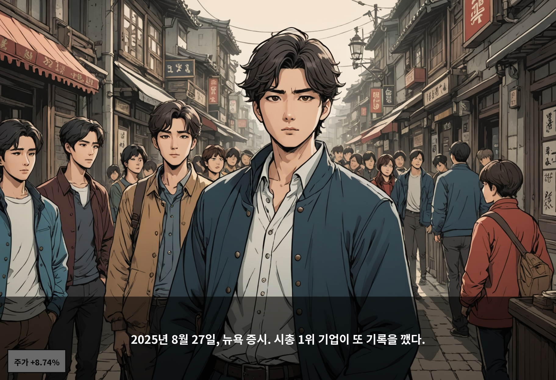 2025년 8월 27일, 뉴욕 증시. 시총 1위 기업이 또 기록을 깼다.