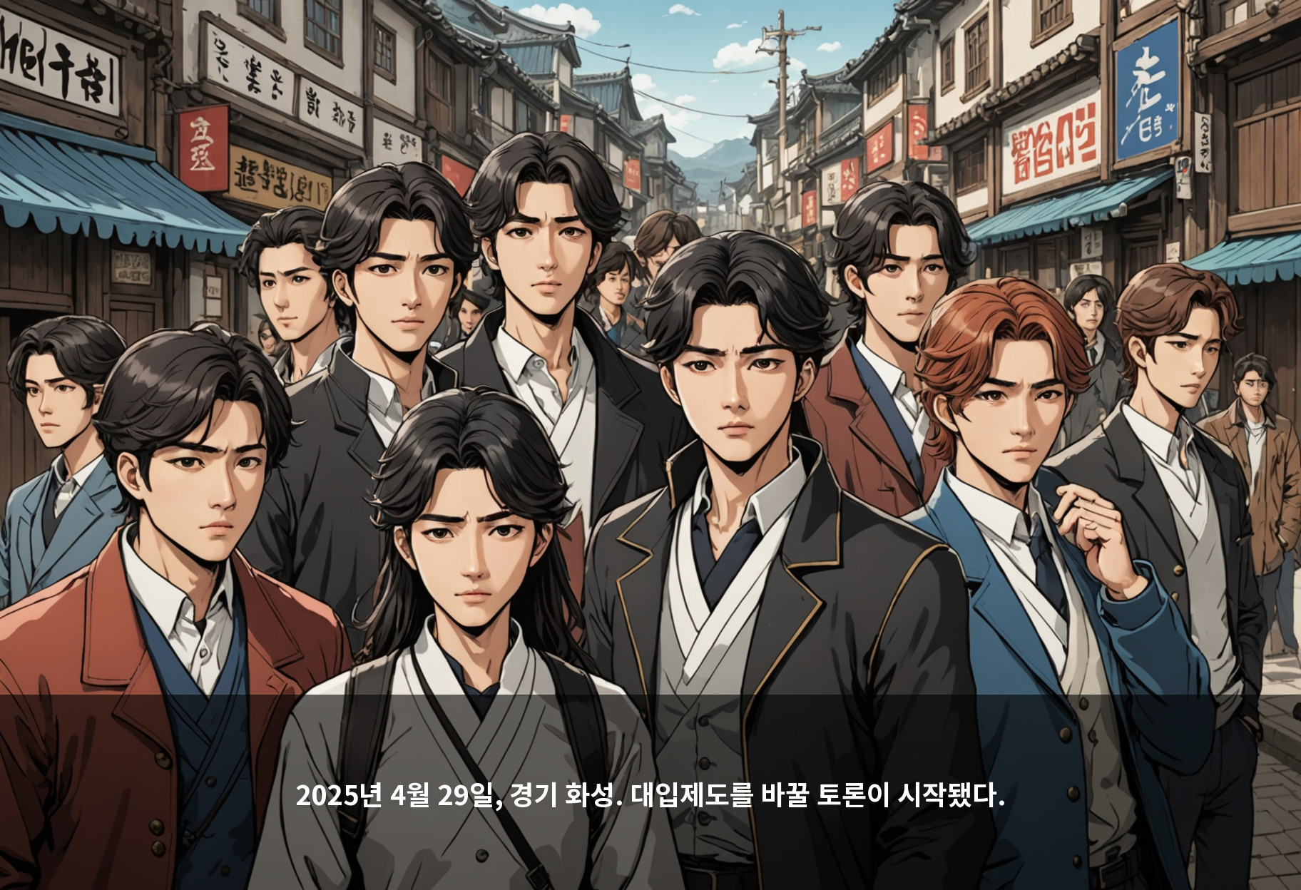 2025년 4월 29일, 경기 화성. 대입제도를 바꿀 토론이 시작됐다.