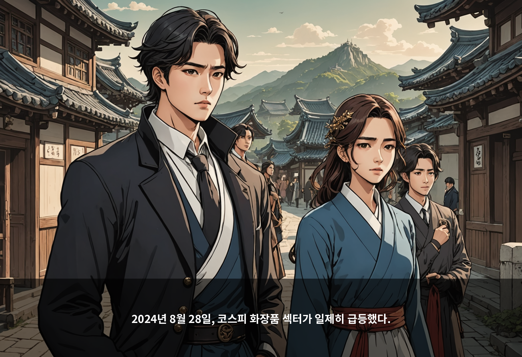 2024년 8월 28일, 코스피 화장품 섹터가 일제히 급등했다.