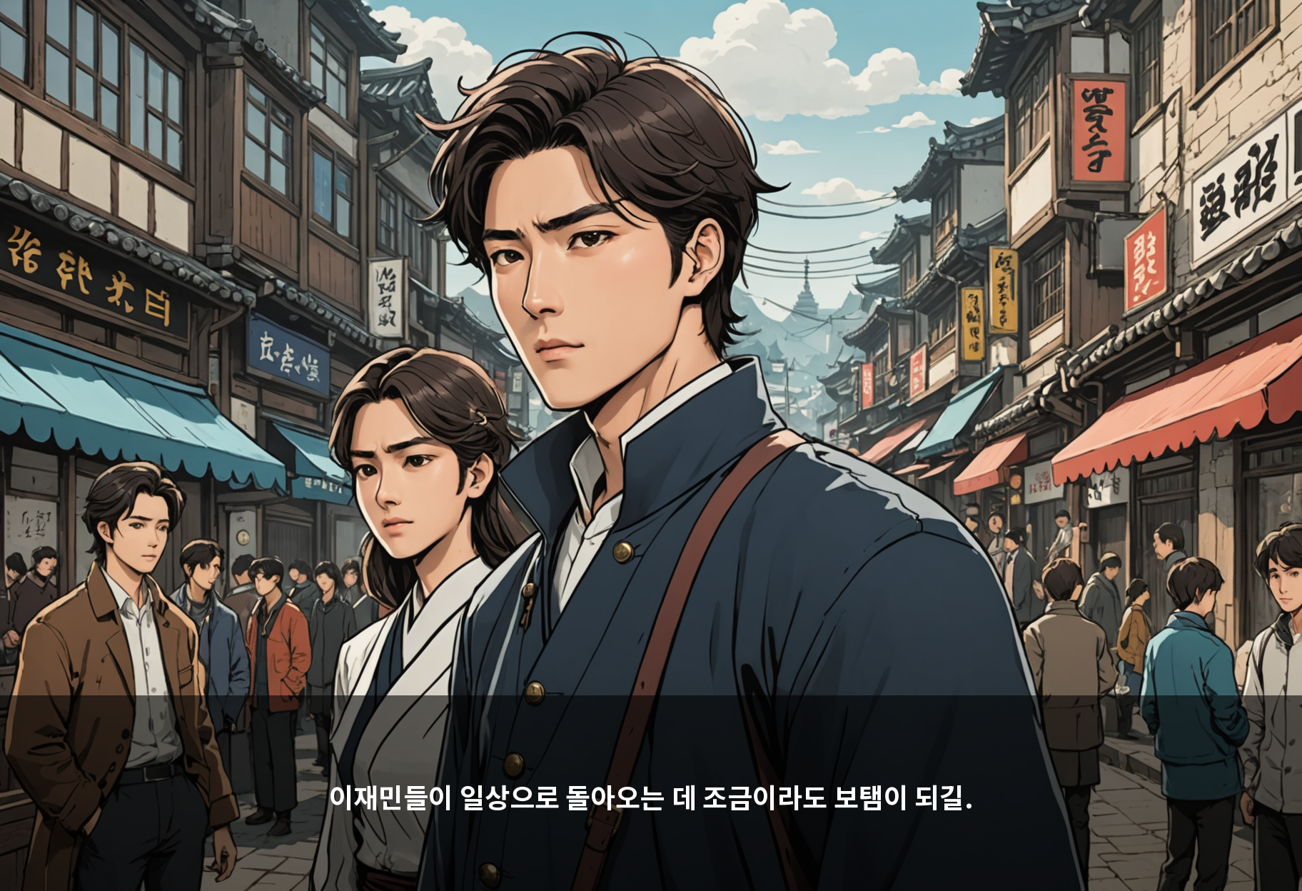이재민들이 일상으로 돌아오는 데 조금이라도 보탬이 되길.