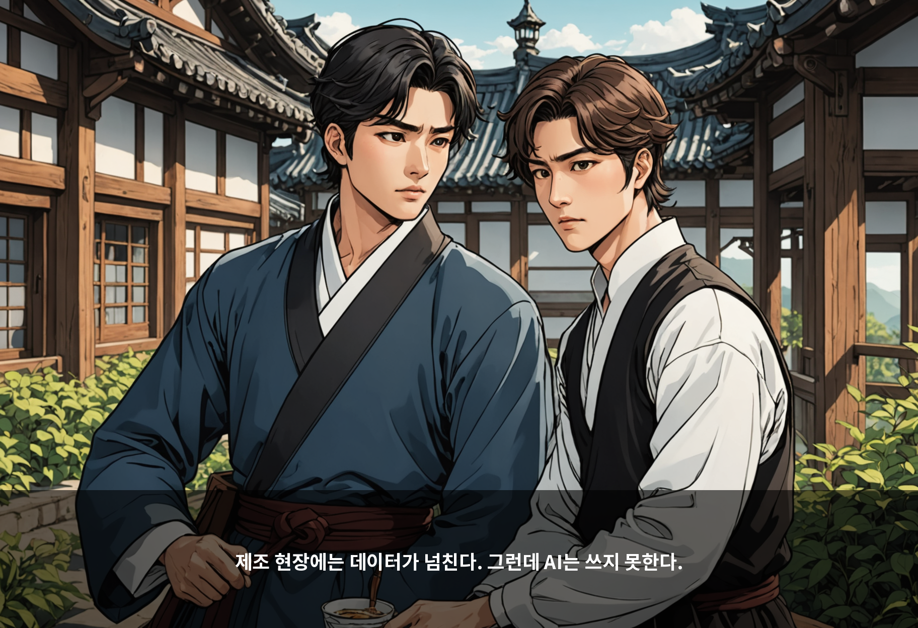 제조 현장에는 데이터가 넘친다. 그런데 AI는 쓰지 못한다.