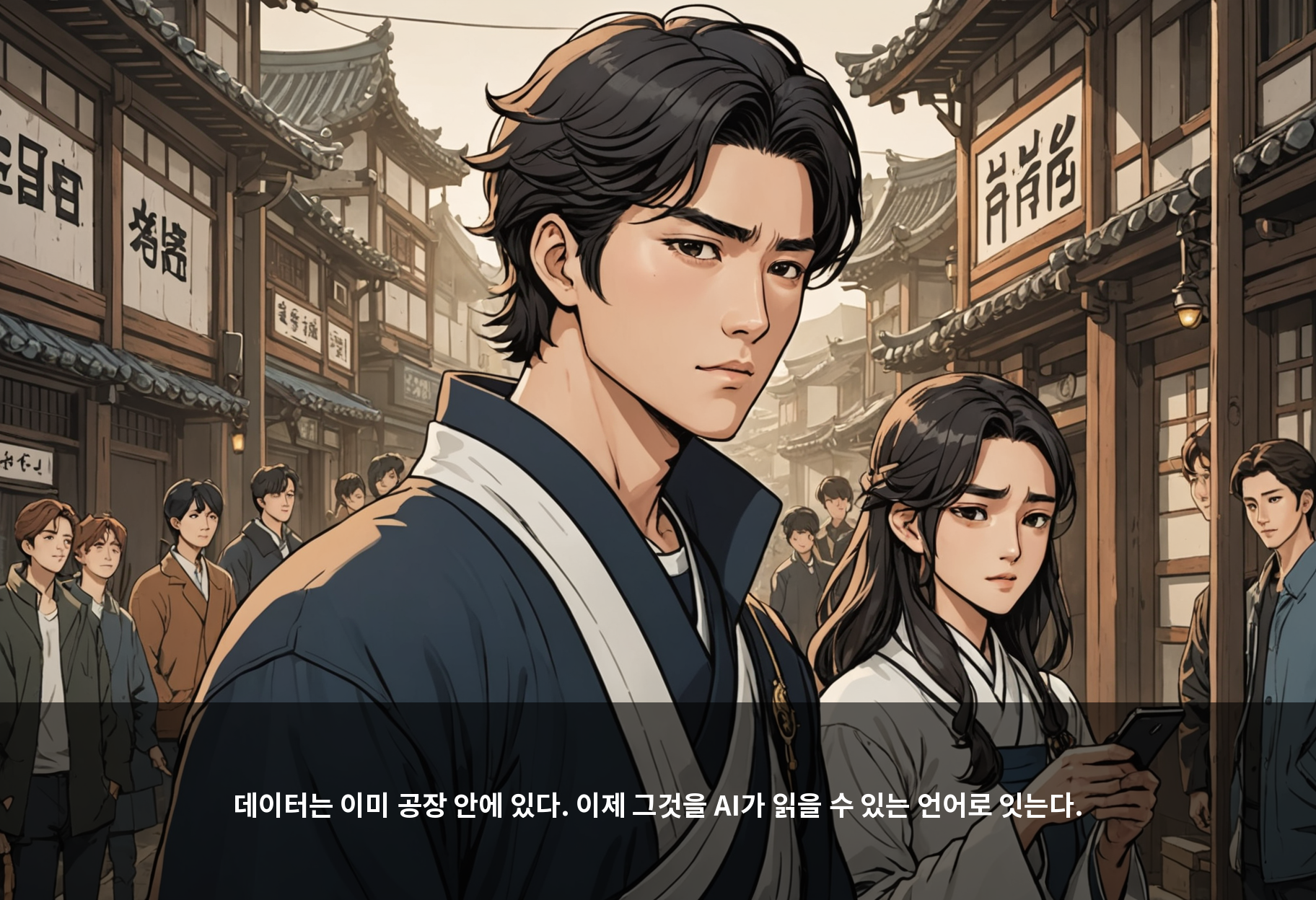 데이터는 이미 공장 안에 있다. 이제 그것을 AI가 읽을 수 있는 언어로 잇는다.