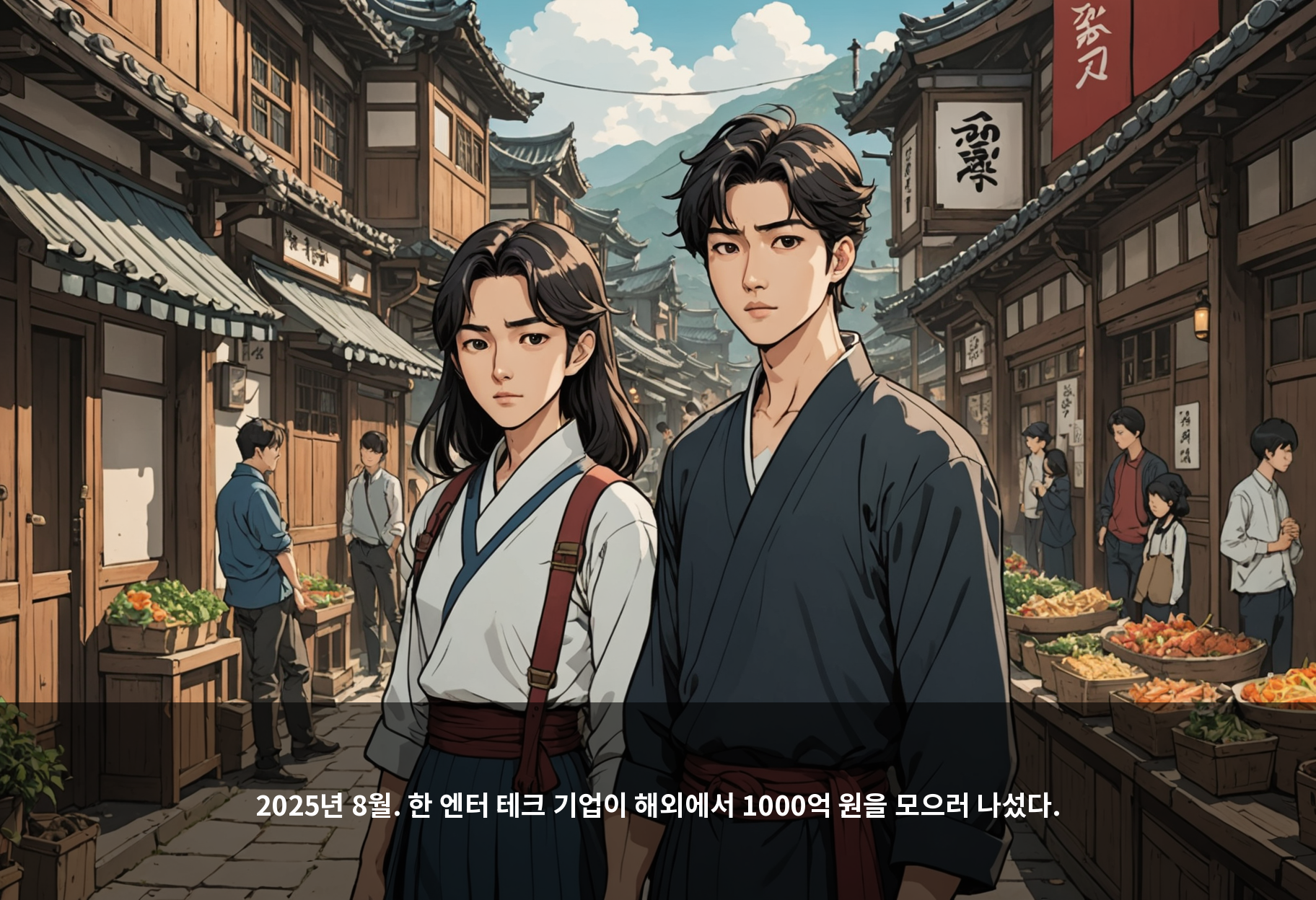 2025년 8월. 한 엔터 테크 기업이 해외에서 1000억 원을 모으러 나섰다.