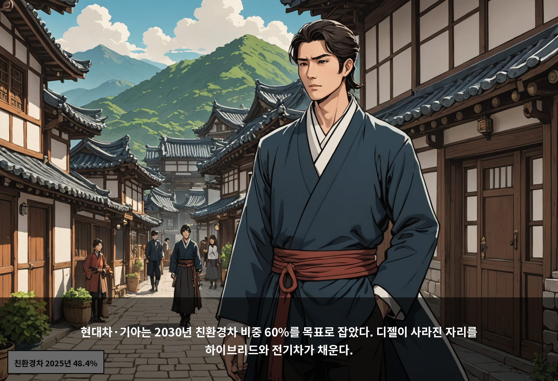 현대차·기아는 2030년 친환경차 비중 60%를 목표로 잡았다. 디젤이 사라진 자리를 하이브리드와 전기차가 채운다.