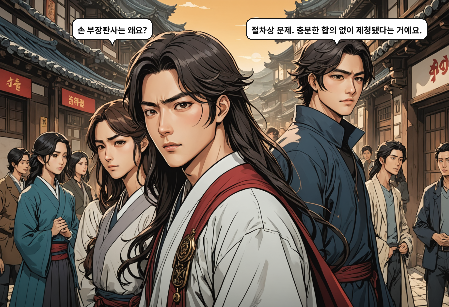 A: 손 부장판사는 왜요? B: 절차상 문제. 충분한 합의 없이 제청됐다는 거예요.