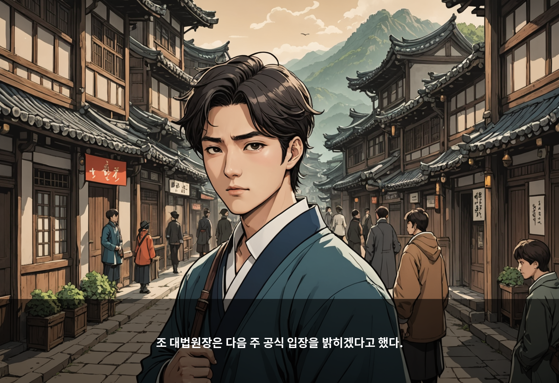 조 대법원장은 다음 주 공식 입장을 밝히겠다고 했다.
