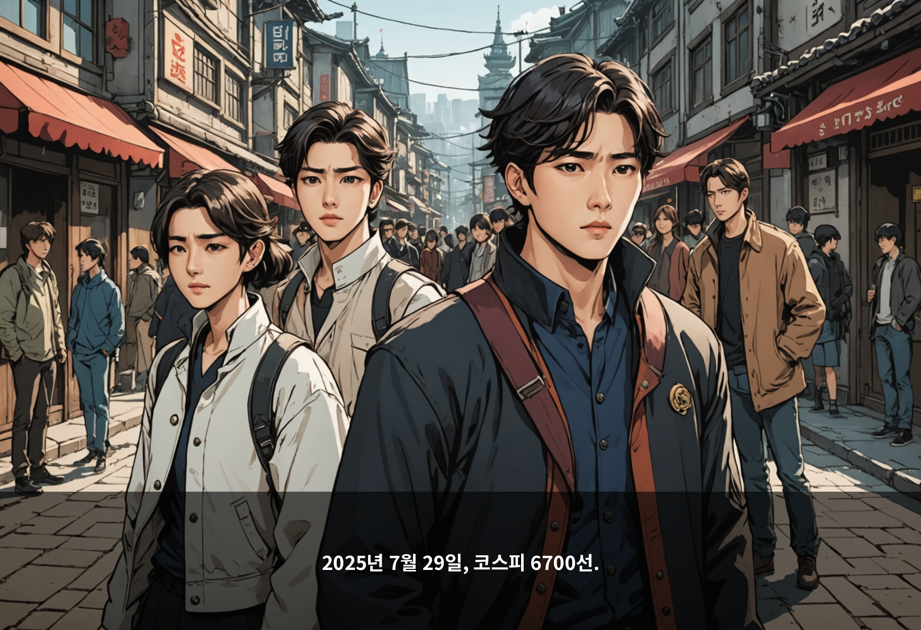 2025년 7월 29일, 코스피 6700선.